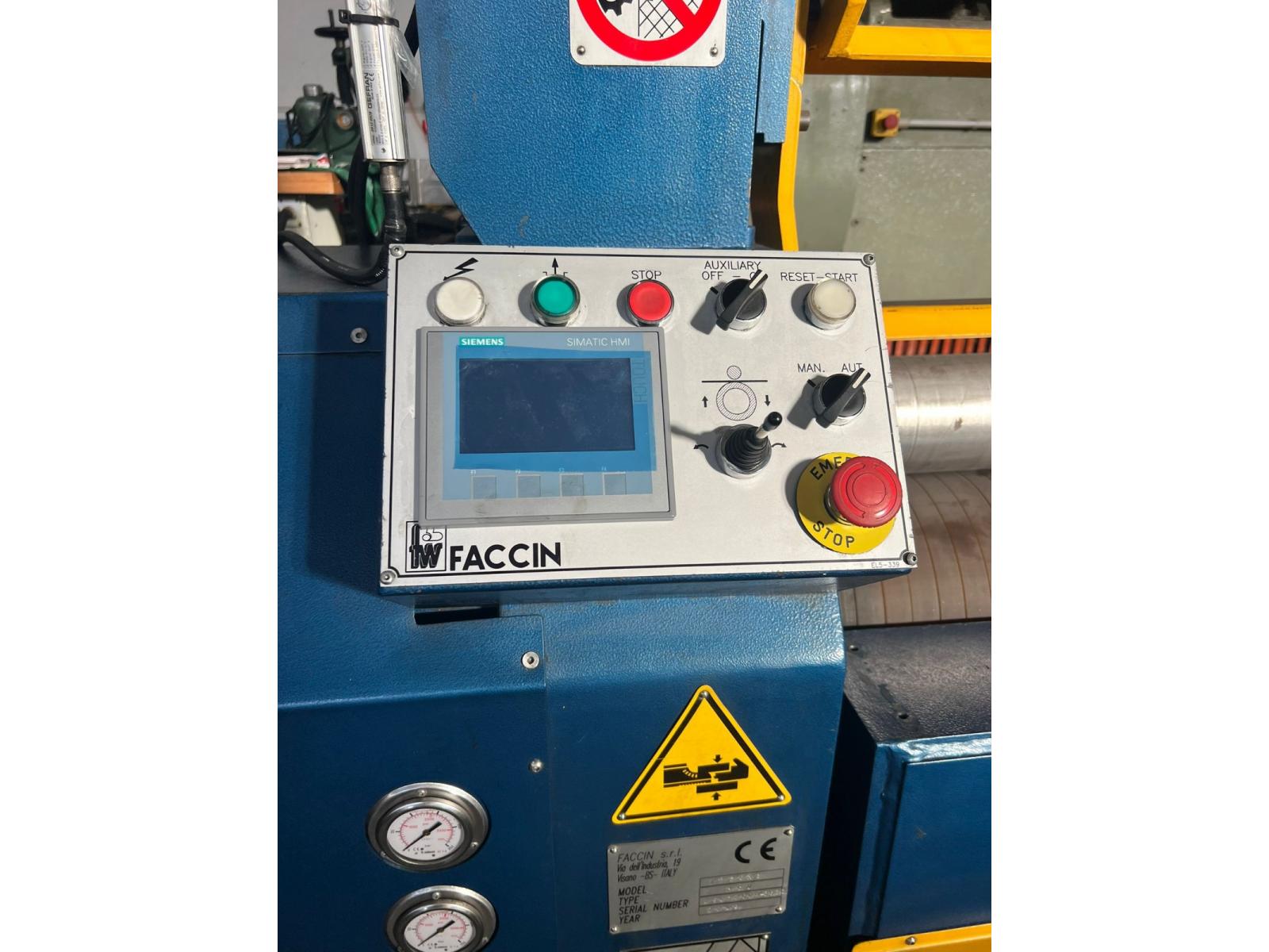 CALANDRA FACCIN 2 rulli mod HCU 1250x3mm