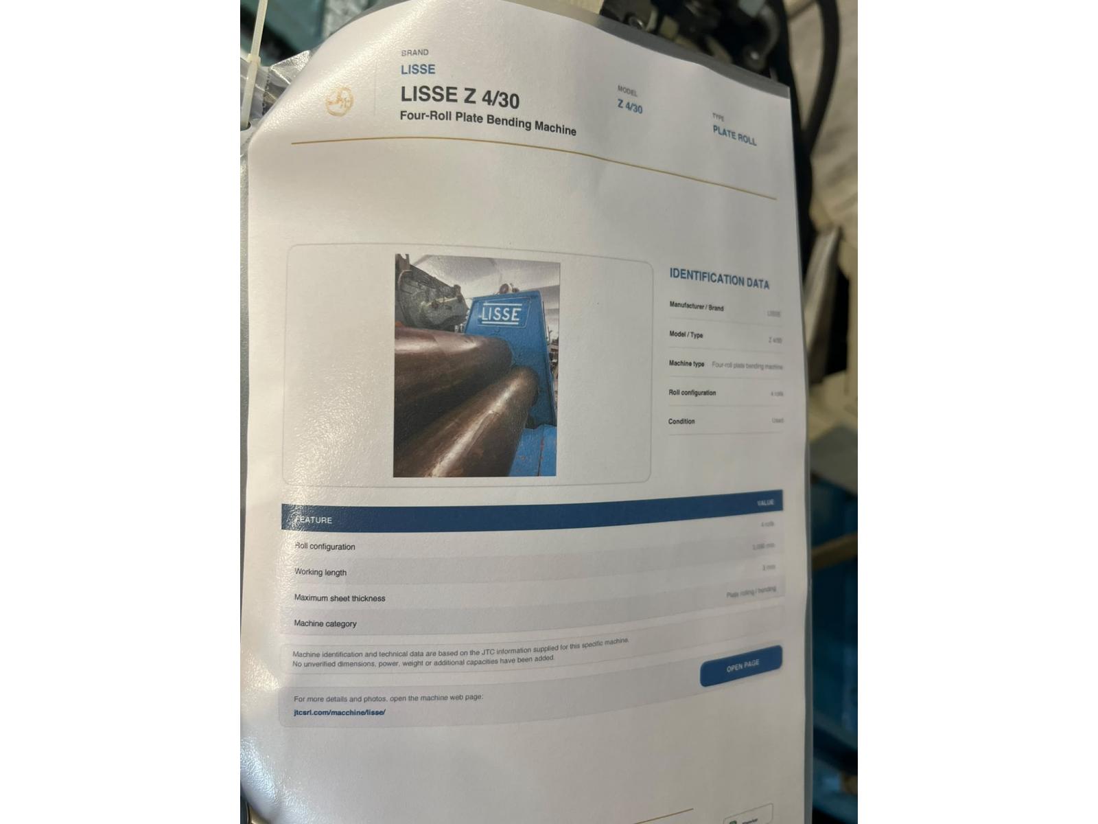 CALANDRA LISSE  3000 X 6 4 RULLI