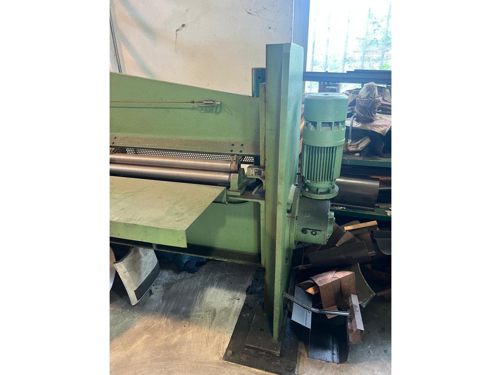 Calandra per lattoneria belgius 6000mm per diametro rulli 60 mm