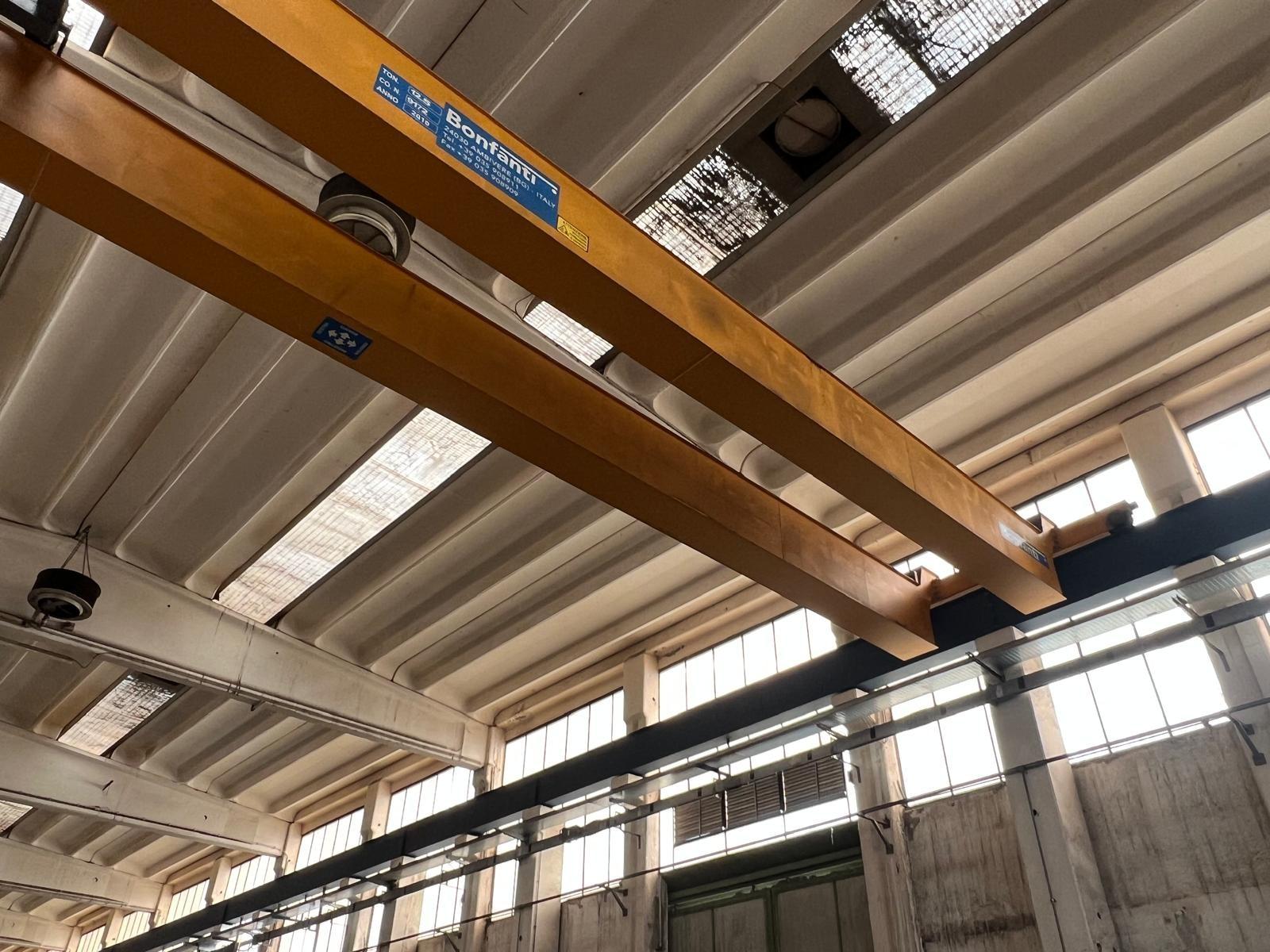 02 CARRIPONTE BITRAVE BONFANTI 12.5 TON SCARTAMENTO 16240 MM