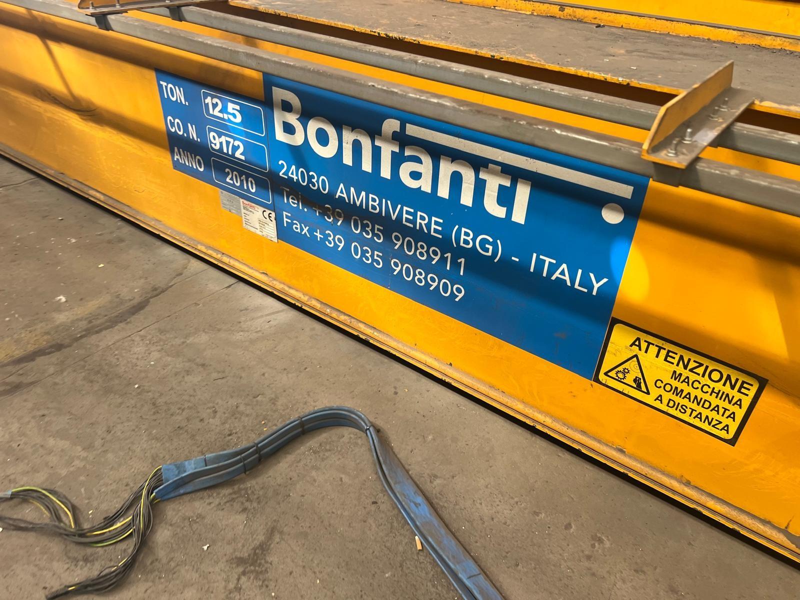 02 CARRIPONTE BITRAVE BONFANTI 12.5 TON SCARTAMENTO 16240 MM
