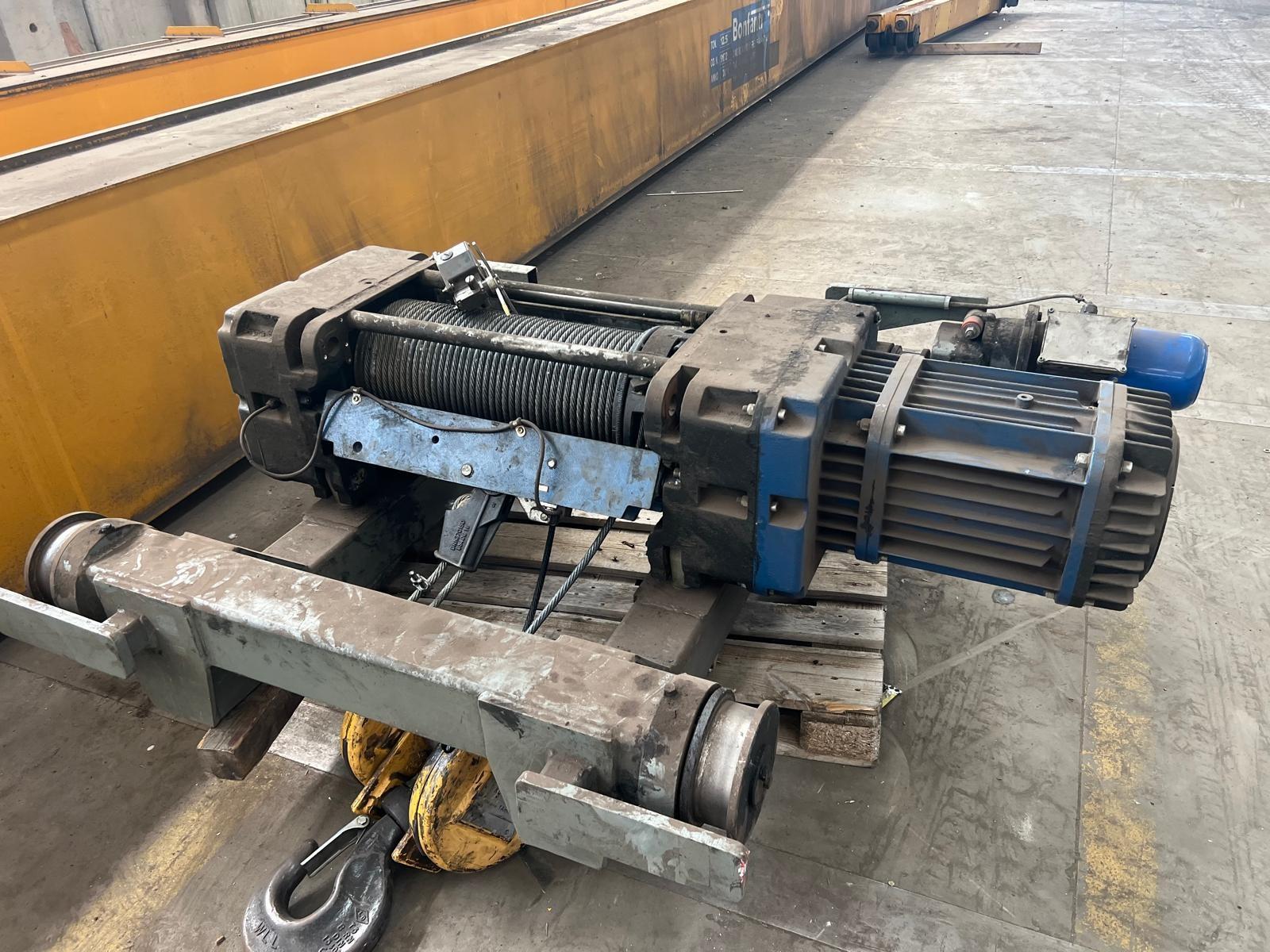 02 CARRIPONTE BITRAVE BONFANTI 12.5 TON SCARTAMENTO 16240 MM