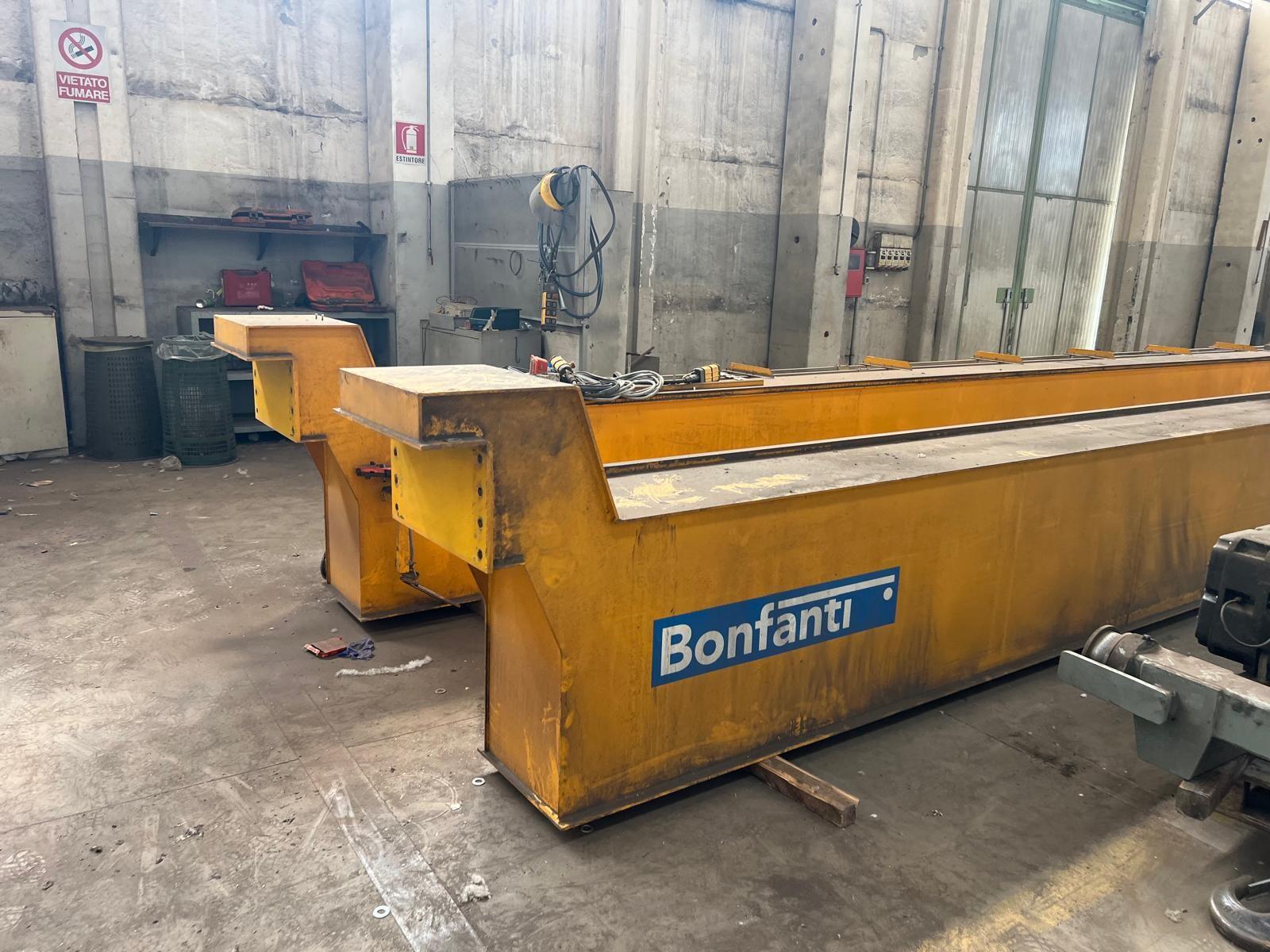 02 CARRIPONTE BITRAVE BONFANTI 12.5 TON SCARTAMENTO 16240 MM