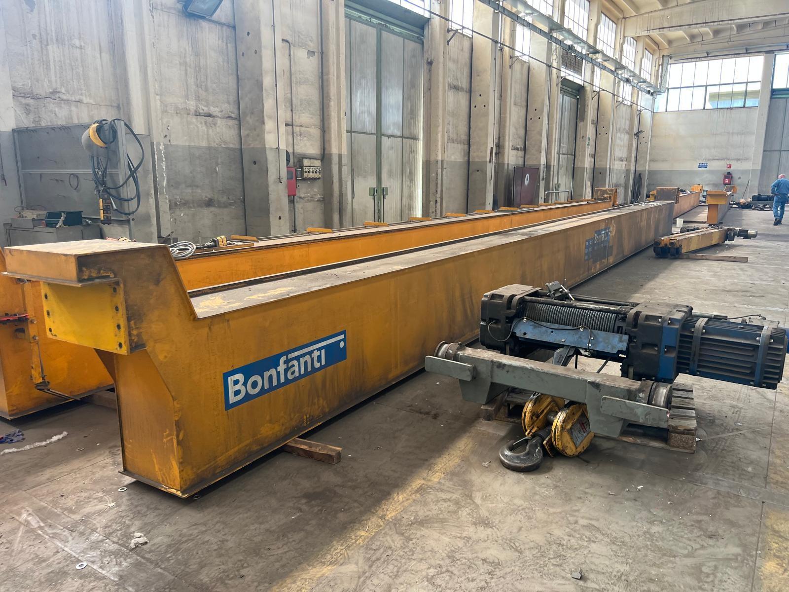 02 CARRIPONTE BITRAVE BONFANTI 12.5 TON SCARTAMENTO 16240 MM