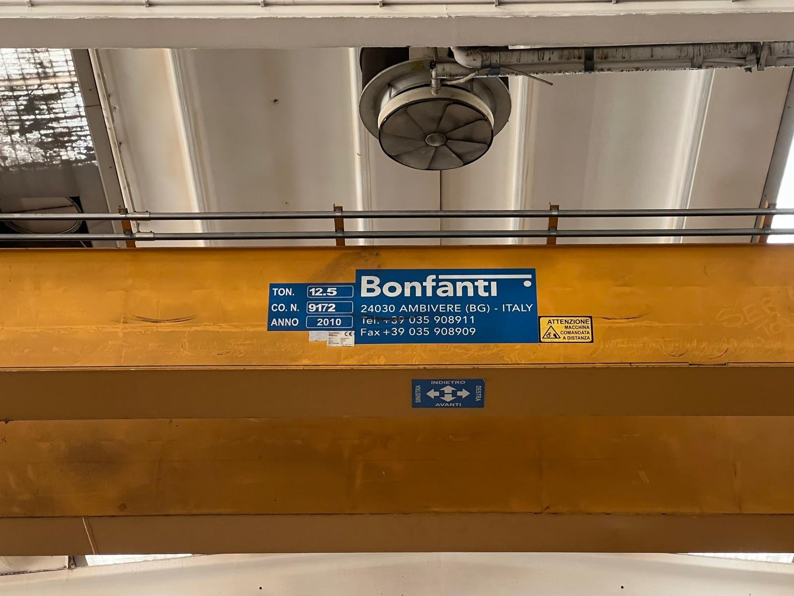 02 CARRIPONTE BITRAVE BONFANTI 12.5 TON SCARTAMENTO 16240 MM