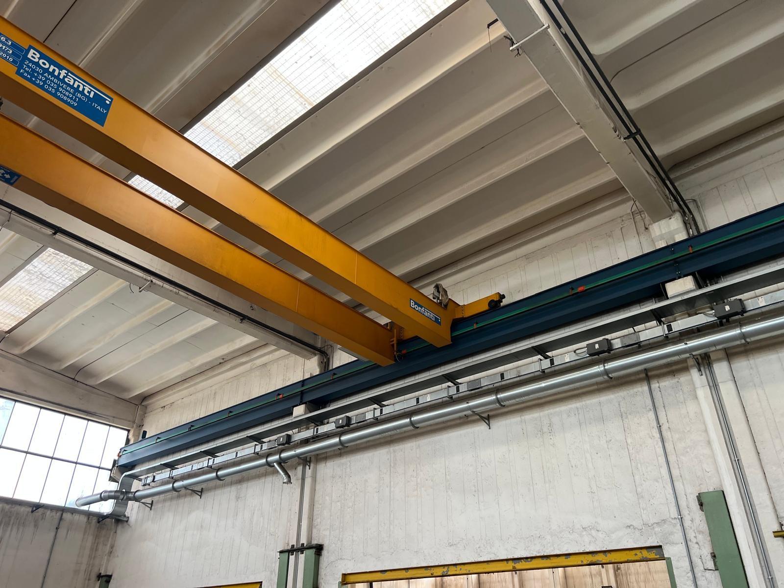 02 CARRIPONTE BITRAVE BONFANTI 6.3 TON  SCARTAMENTO 16240 MM