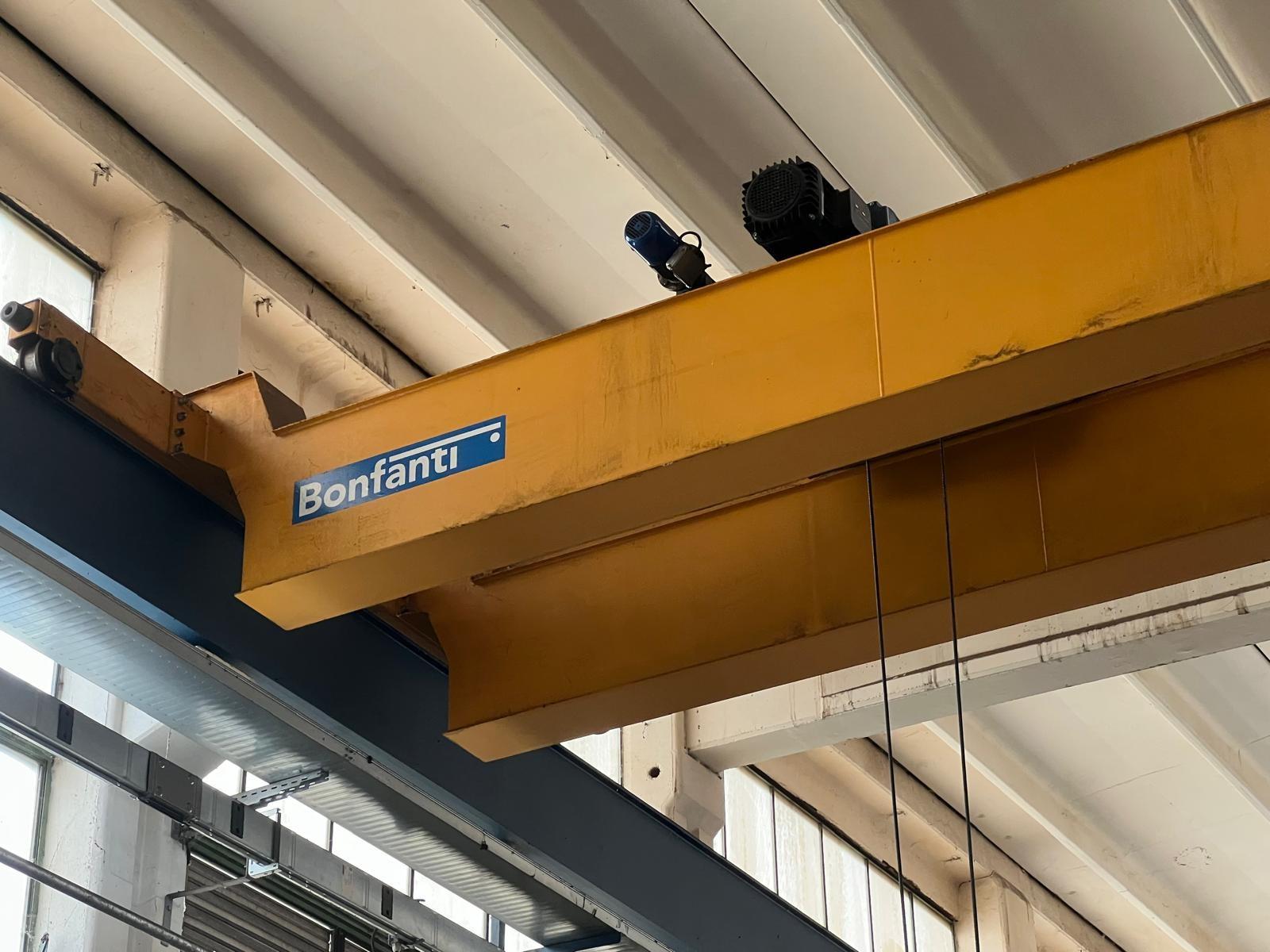 02 CARRIPONTE BITRAVE BONFANTI 6.3 TON  SCARTAMENTO 16240 MM