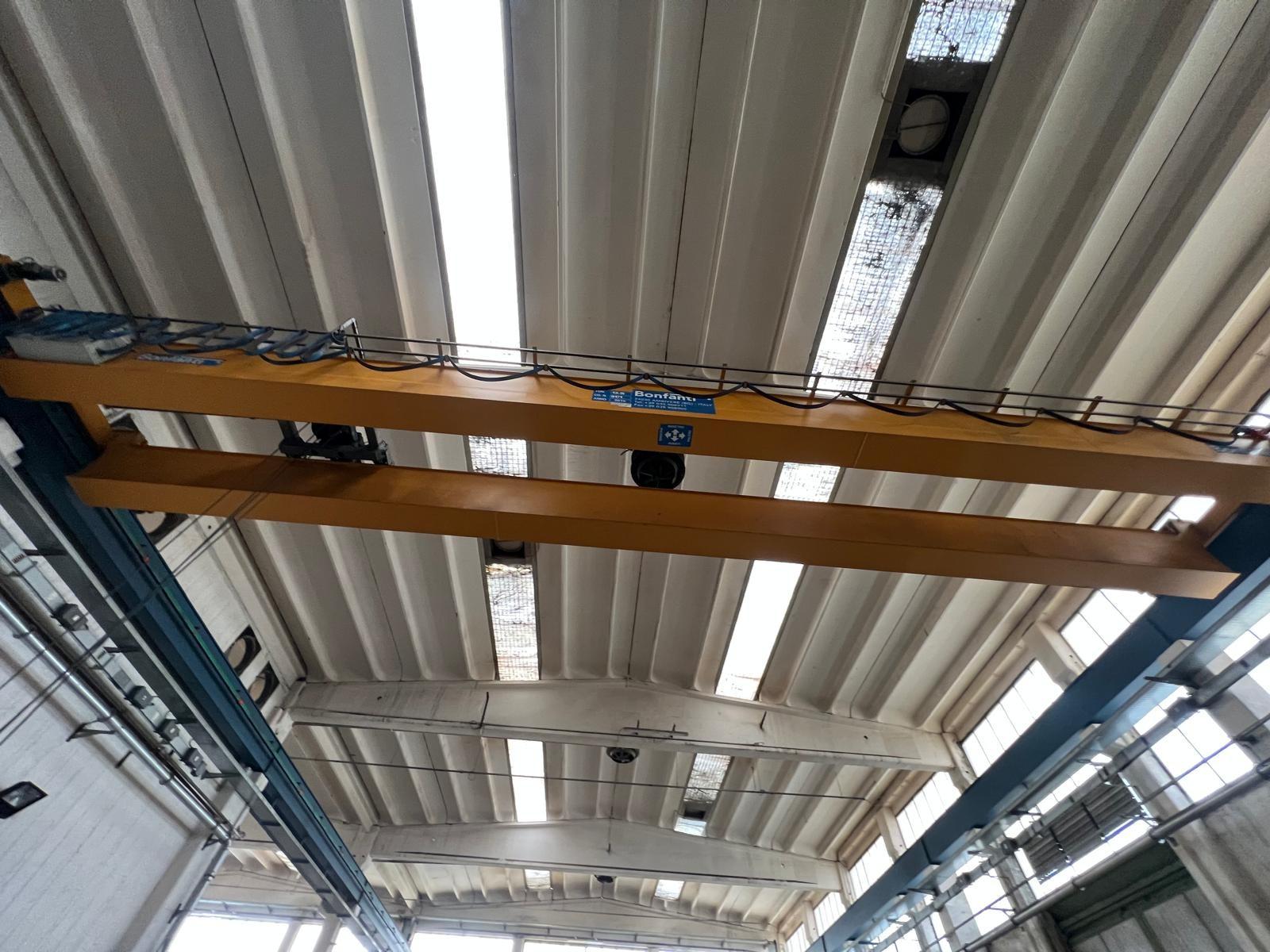 02 CARRIPONTE BITRAVE BONFANTI 6.3 TON  SCARTAMENTO 16240 MM