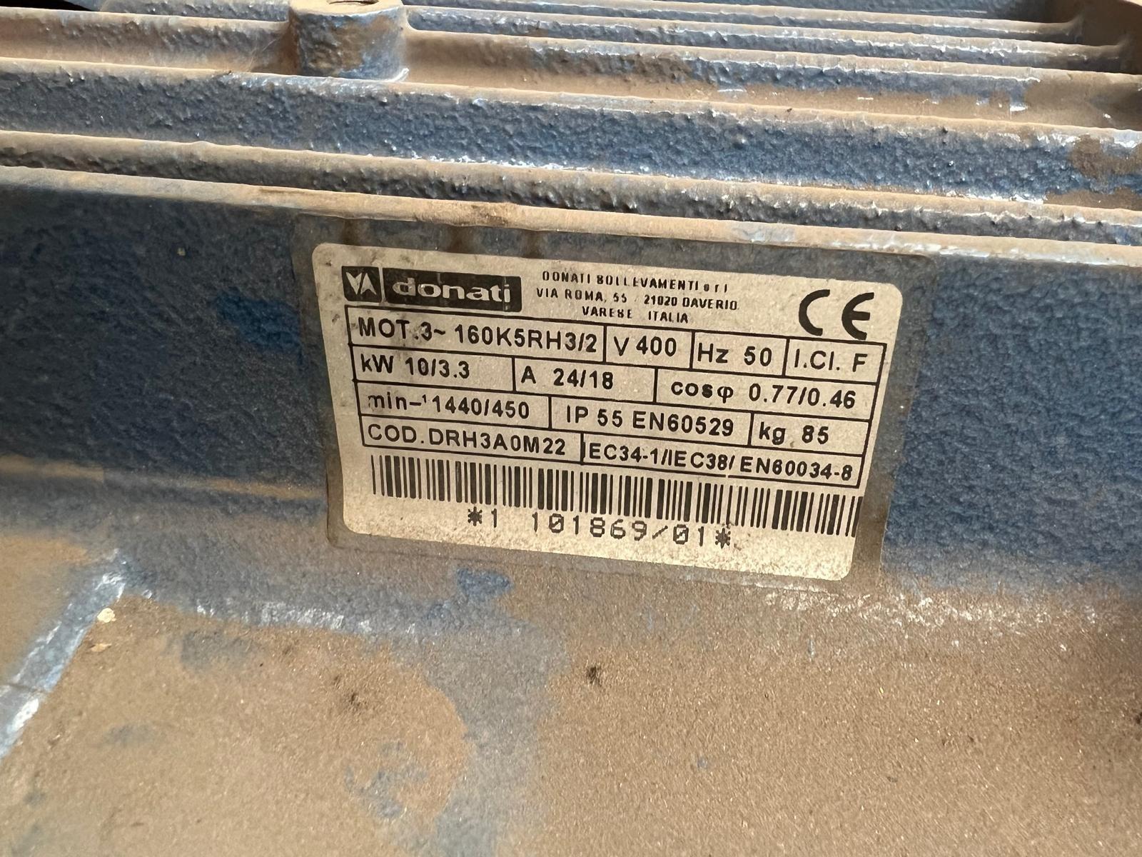 02 CARRIPONTE BITRAVE BONFANTI 6.3 TON  SCARTAMENTO 16240 MM