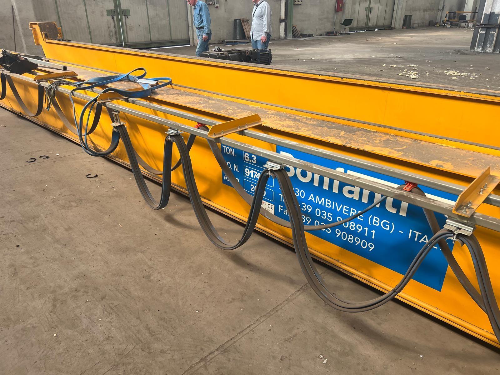 02 CARRIPONTE BITRAVE BONFANTI 6.3 TON  SCARTAMENTO 16240 MM
