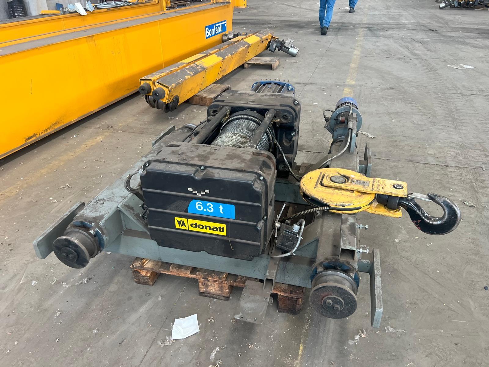 02 CARRIPONTE BITRAVE BONFANTI 6.3 TON  SCARTAMENTO 16240 MM