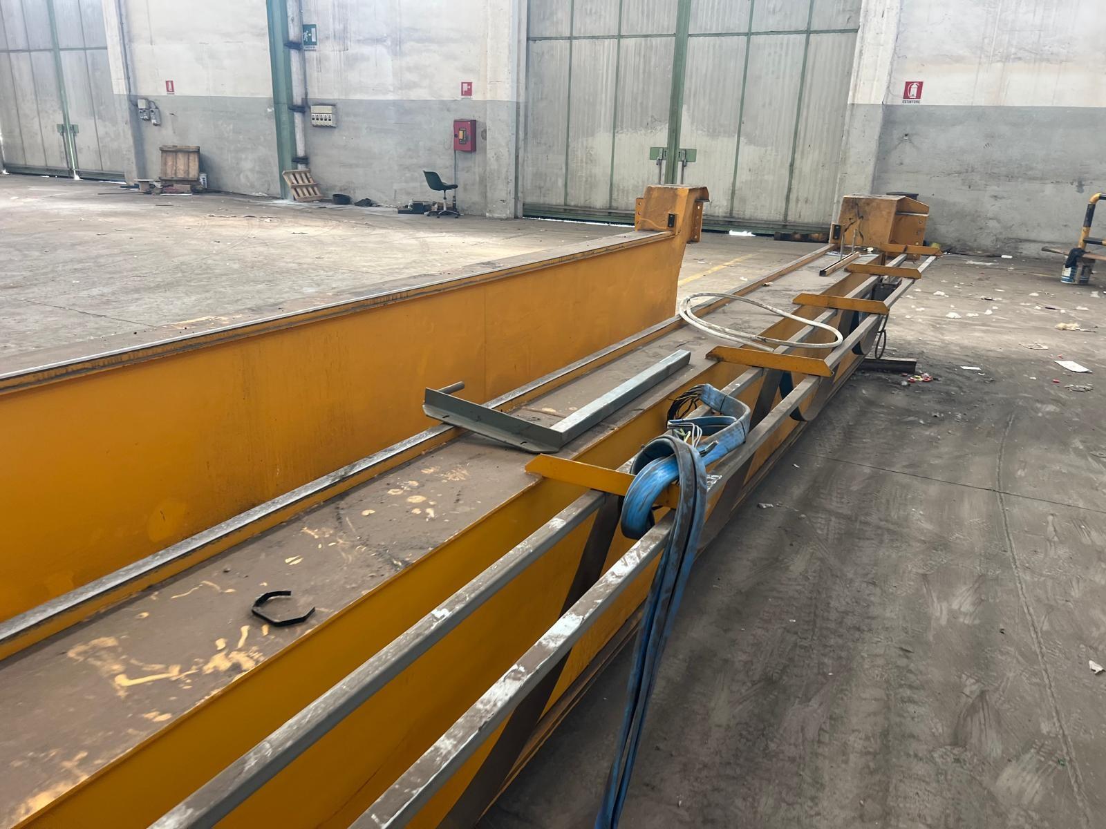 02 CARRIPONTE BITRAVE BONFANTI 6.3 TON  SCARTAMENTO 16240 MM