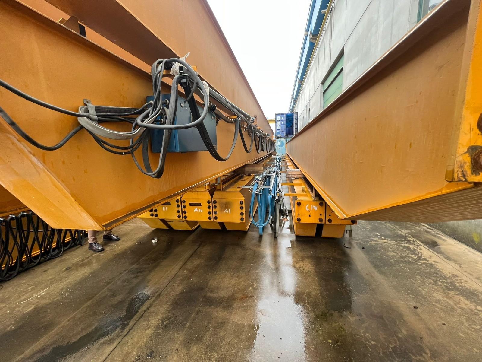 02 CARRIPONTE BITRAVE CARRARA 20 TON  SCARTAMENTO 15000 MM