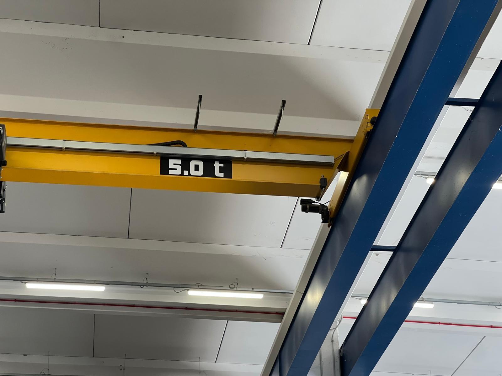 03 CARRIPONTE MONOTRAVE MEC GRU PORTATA 5 TIN SCARTAMENTO 13000 MM