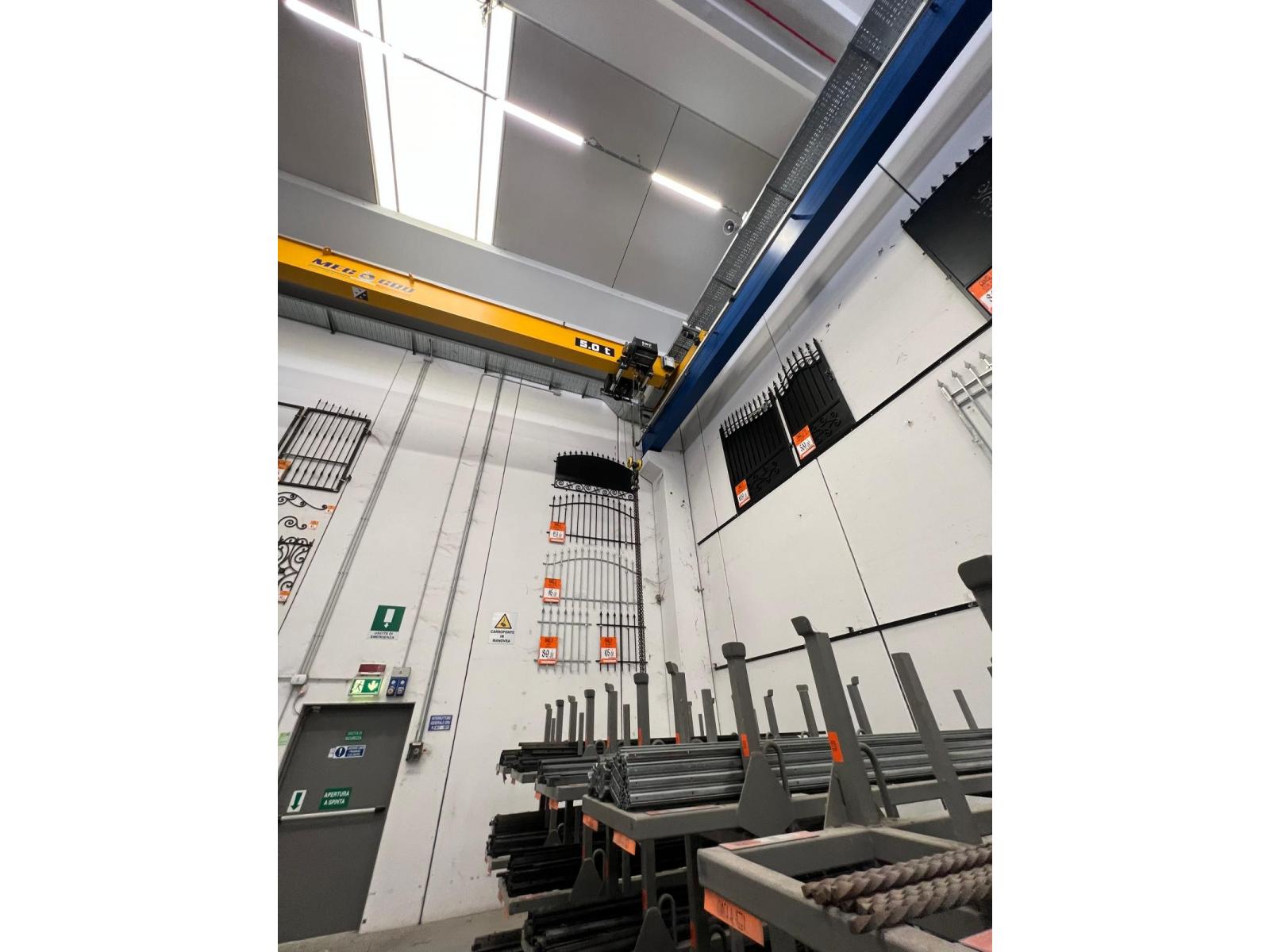 03 CARRIPONTE MONOTRAVE MEC GRU PORTATA 5 TIN SCARTAMENTO 13000 MM
