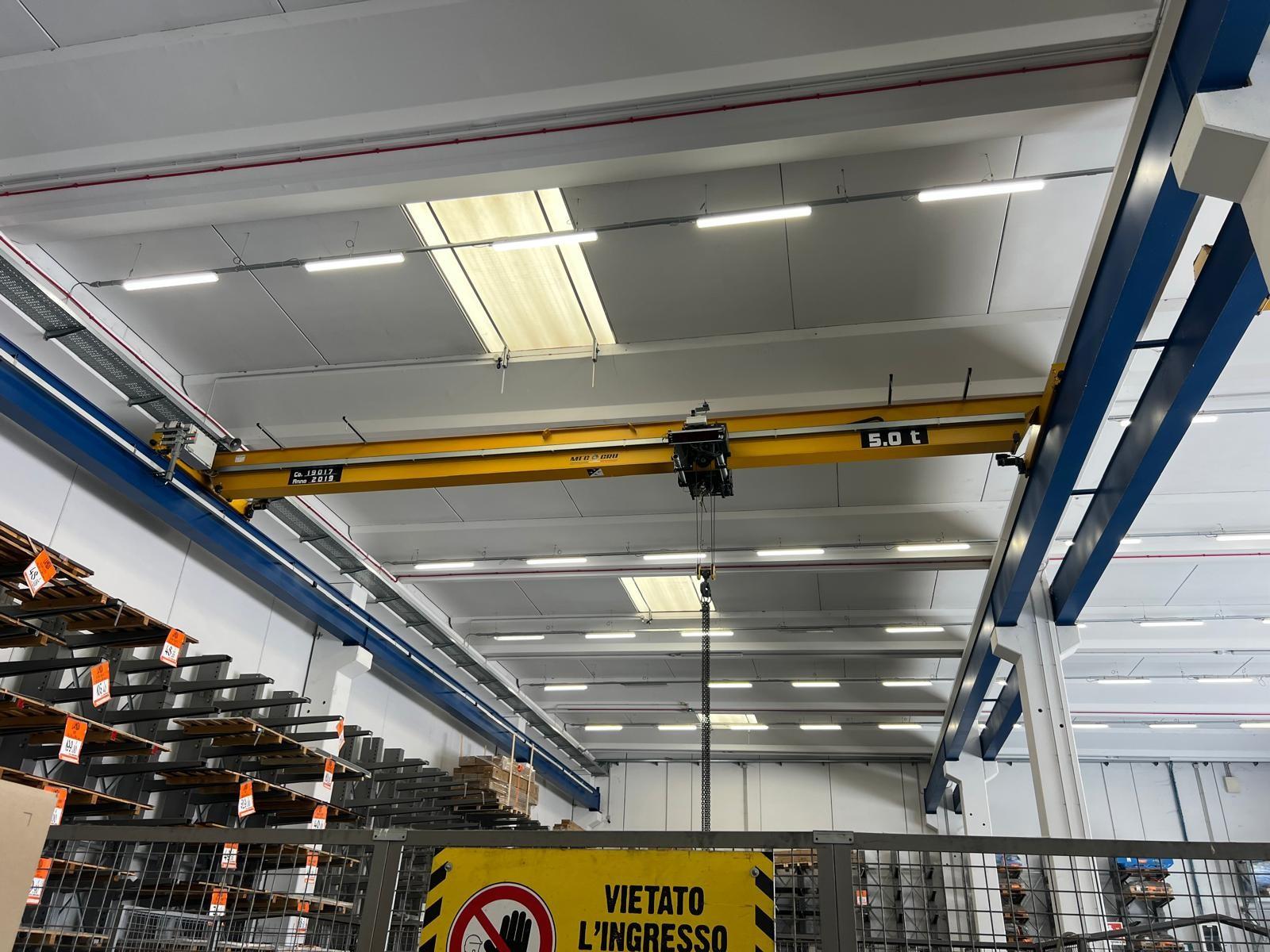 03 CARRIPONTE MONOTRAVE MEC GRU PORTATA 5 TIN SCARTAMENTO 13000 MM
