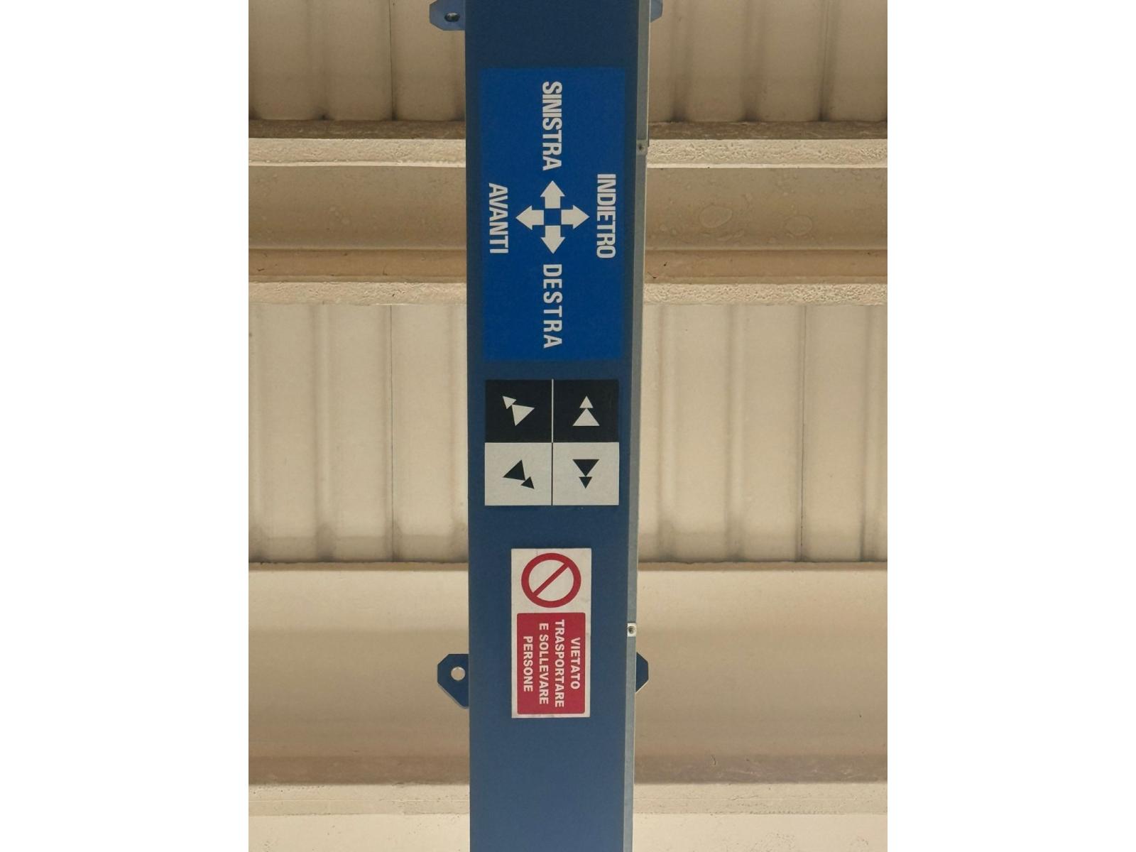 CARROONTE MONOTRAVE MEC 2 TON SCARTAMENTO 16.200MM CIRCA