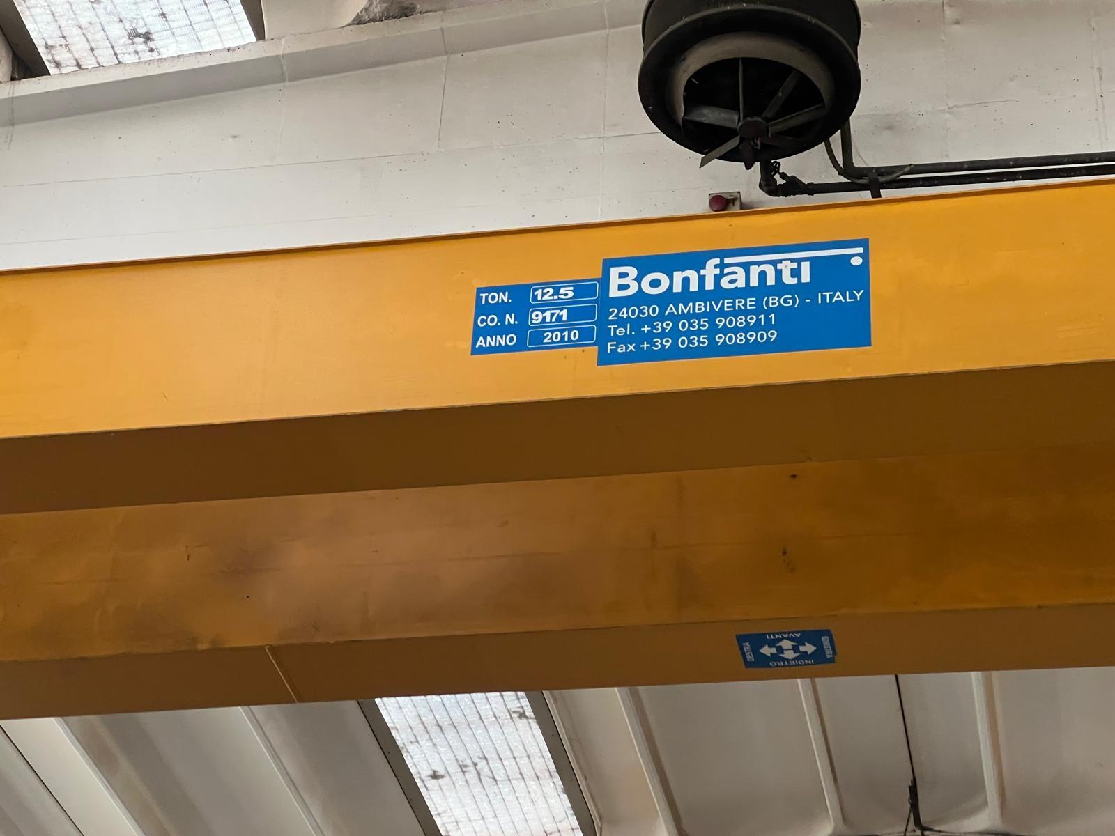 CARROPONTE BITRAVE BONFANTI 12.5 TON SCARTAMENTO 16240 MM