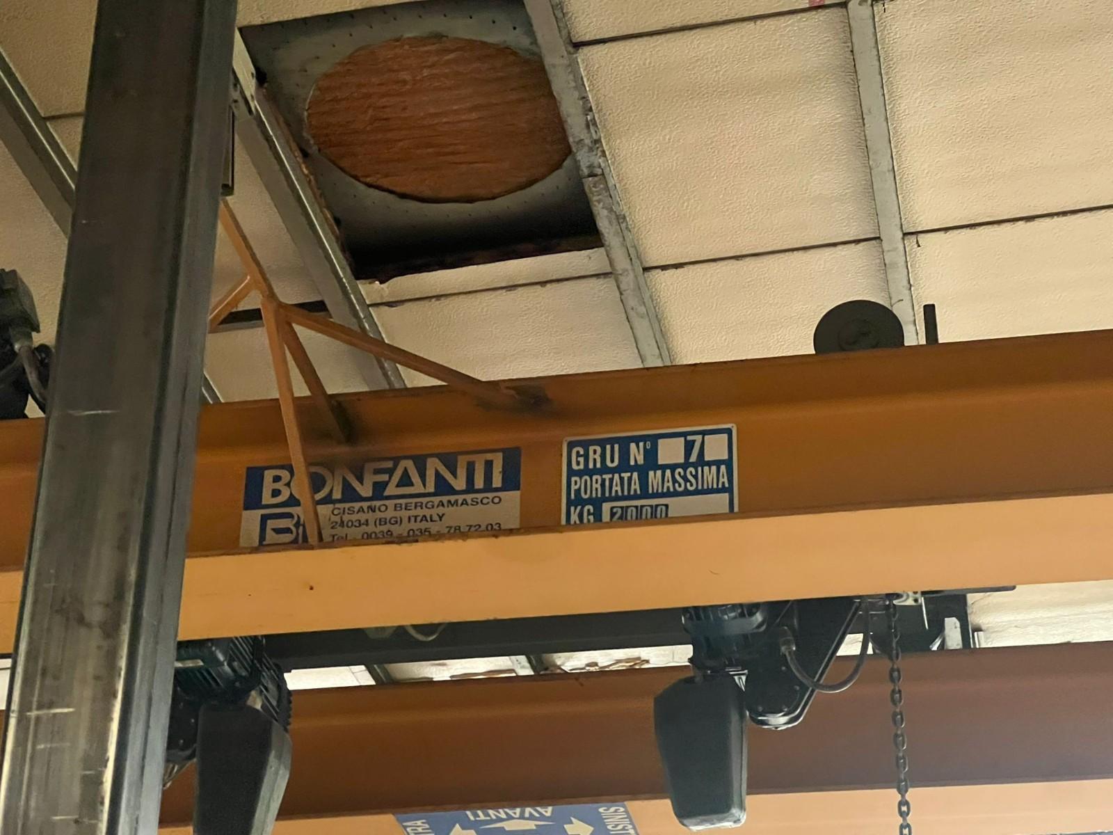 CARROPONTE BITRAVE BONFANTI TON 2 SCARTAMENTO 11890MM