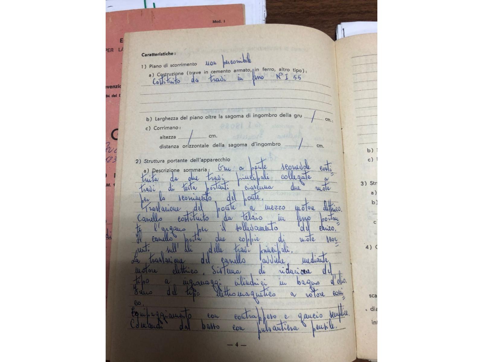 CARROPONTE BITRAVE CIMOLAI 5 TON  SCARTAMENTO 1540 CM