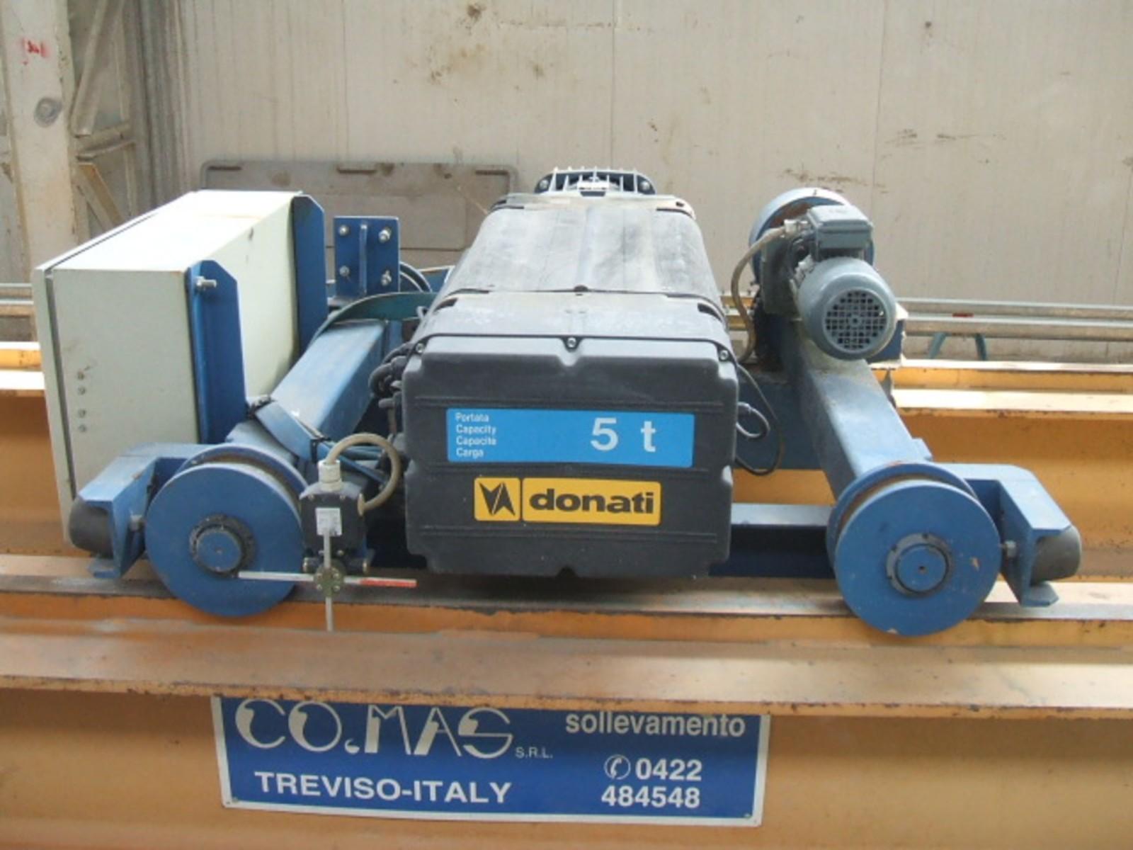 CARROPONTE BITRAVE COMAS 5 TON SCARATAMENTO 11305 MM  ANNO 2004