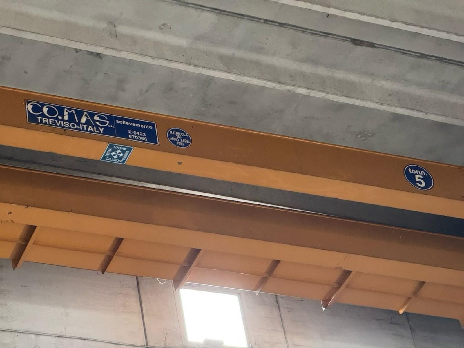 CARROPONTE BITRAVE COMAS 5 TON SCARTAMENTO 14 METRI