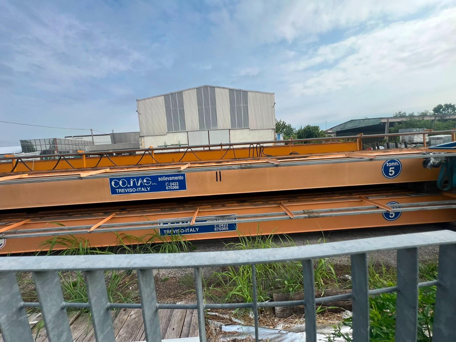 CARROPONTE BITRAVE COMAS 5 TON SCARTAMENTO 14 METRI