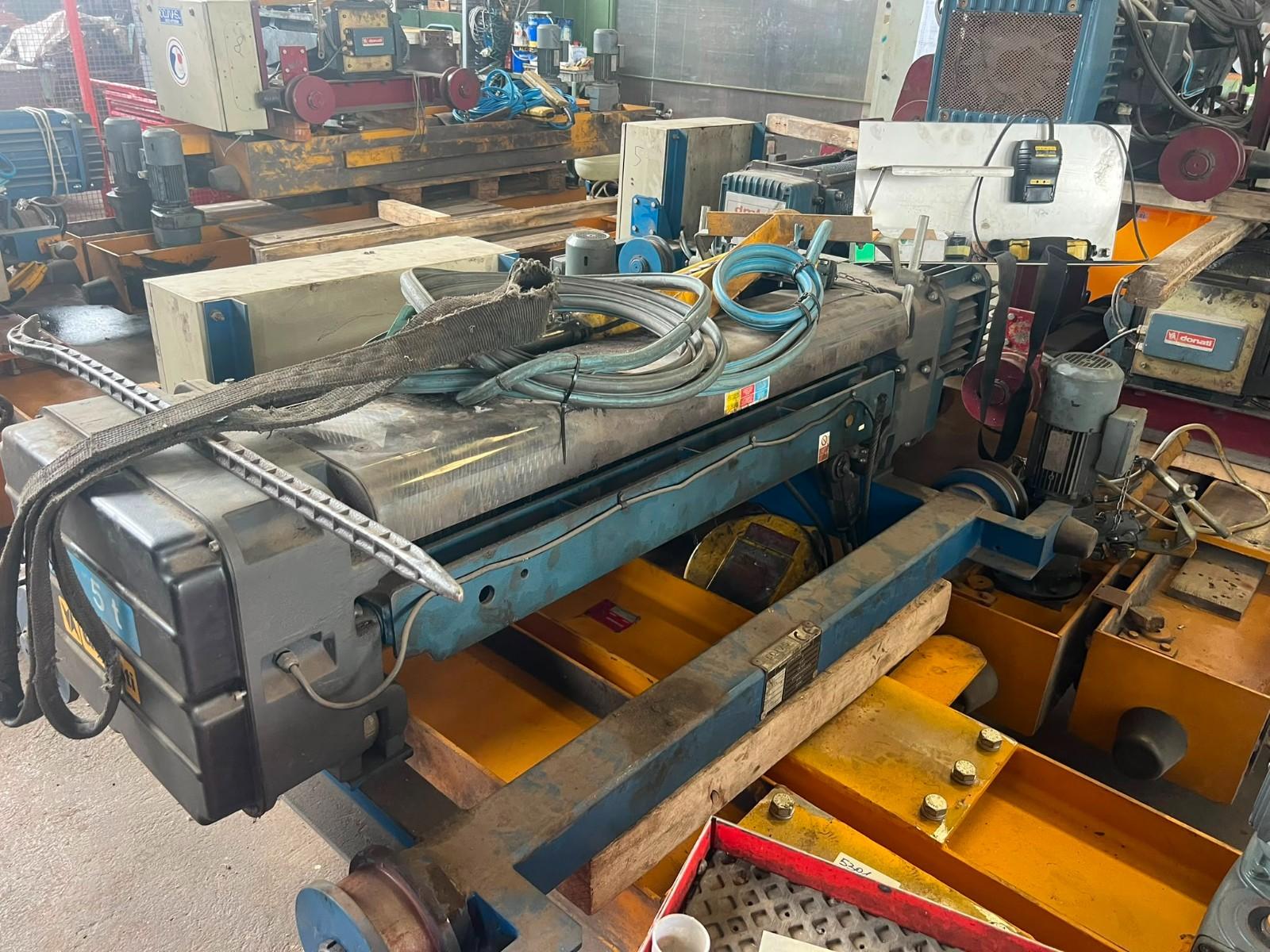 CARROPONTE BITRAVE COMAS 5 TON SCARTAMENTO 14 METRI