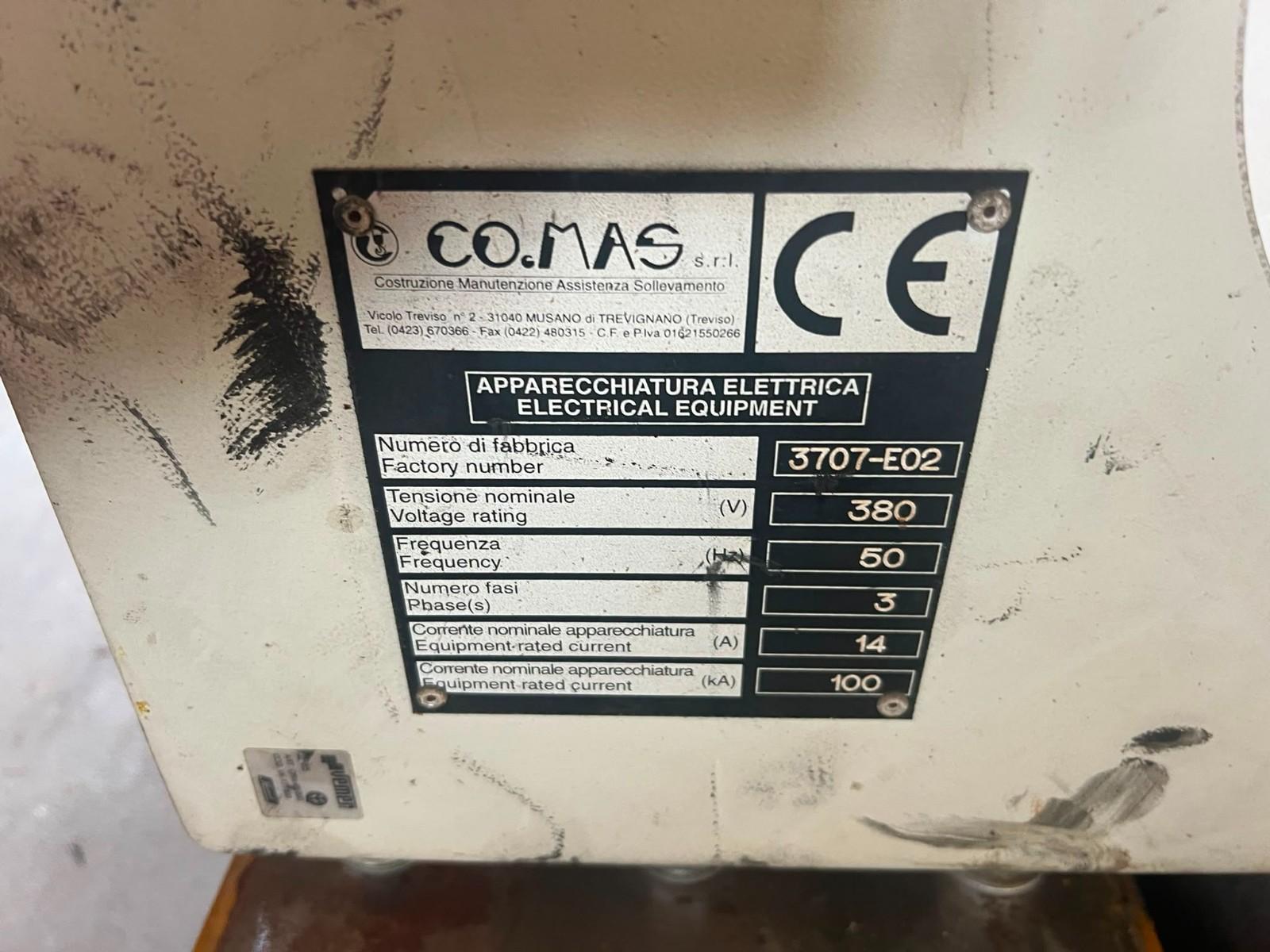 CARROPONTE BITRAVE COMAS 5 TON SCARTAMENTO 14 METRI