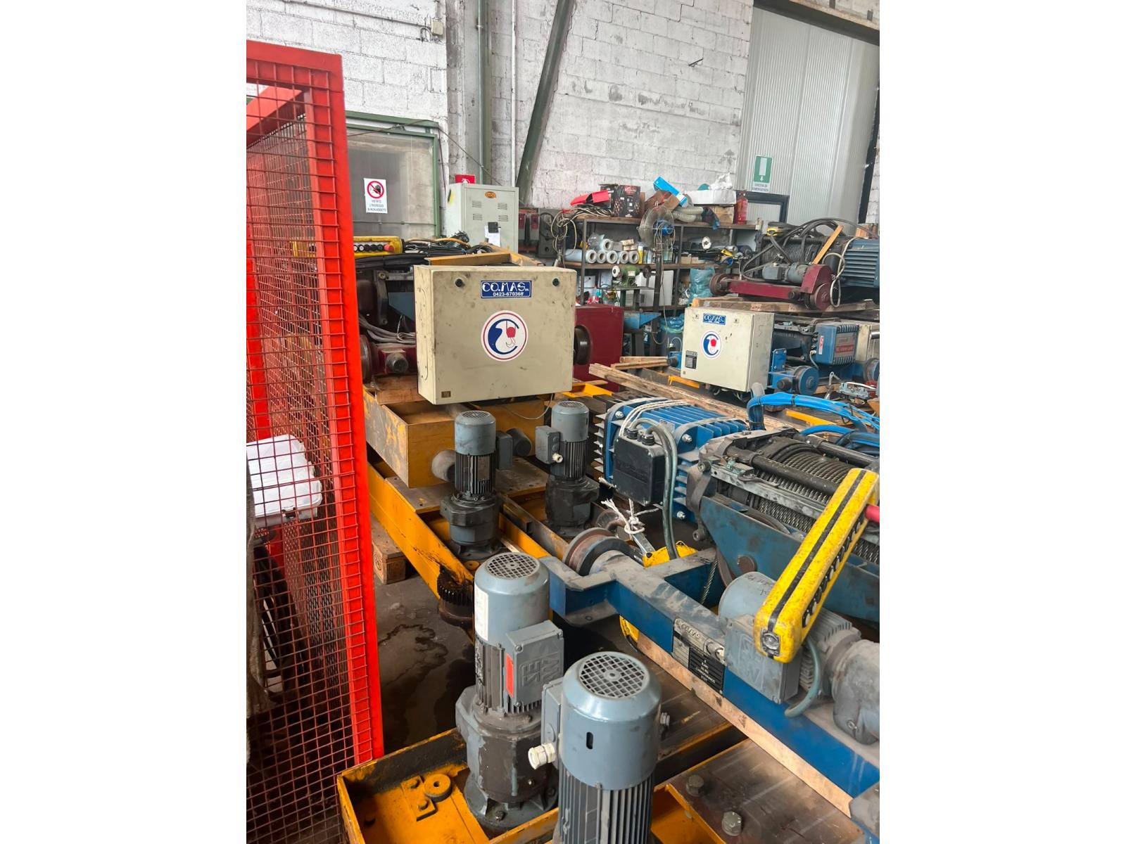 CARROPONTE BITRAVE COMAS 5 TON SCARTAMENTO 14 METRI