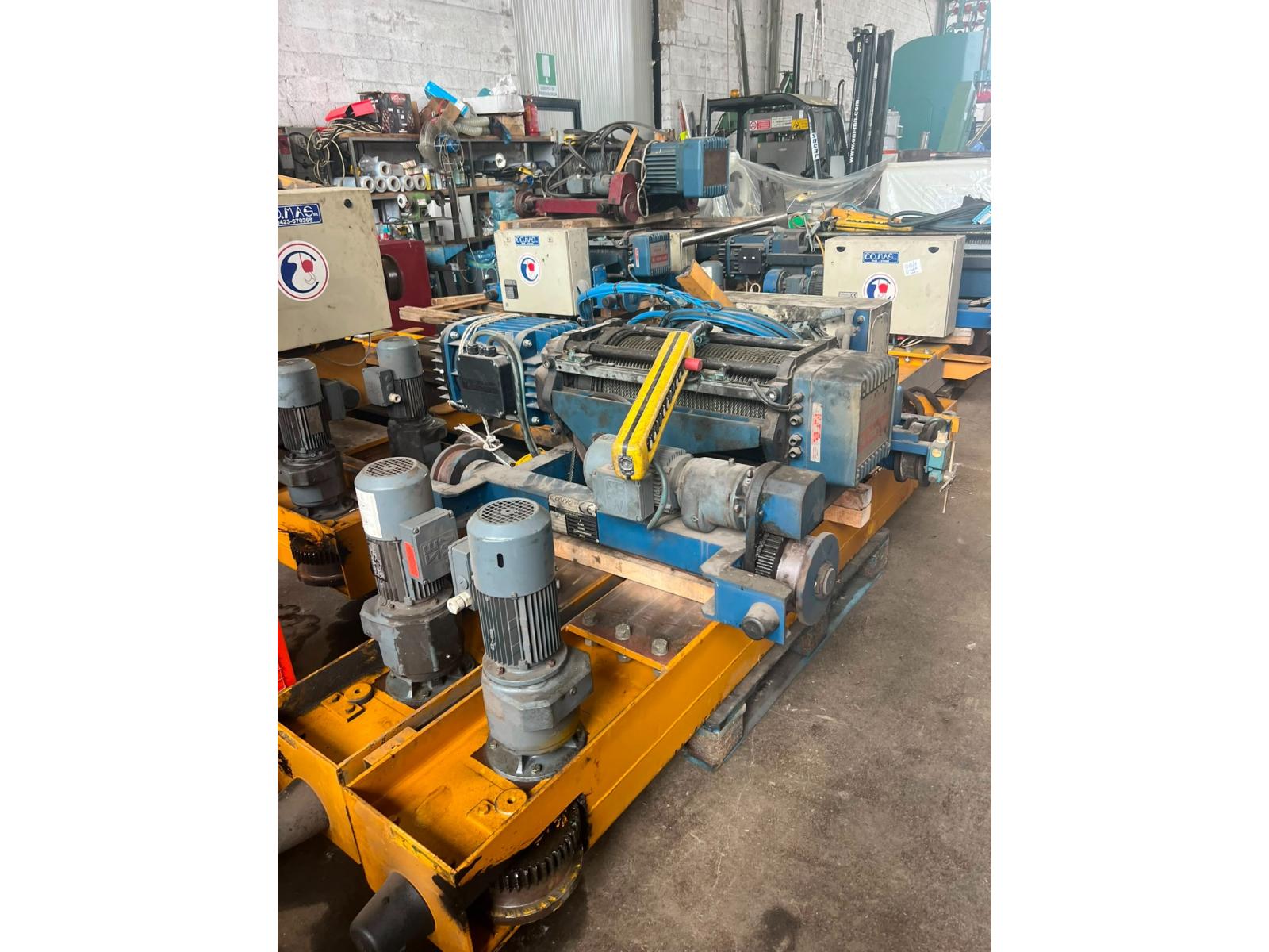 CARROPONTE BITRAVE COMAS 5 TON SCARTAMENTO 14 METRI