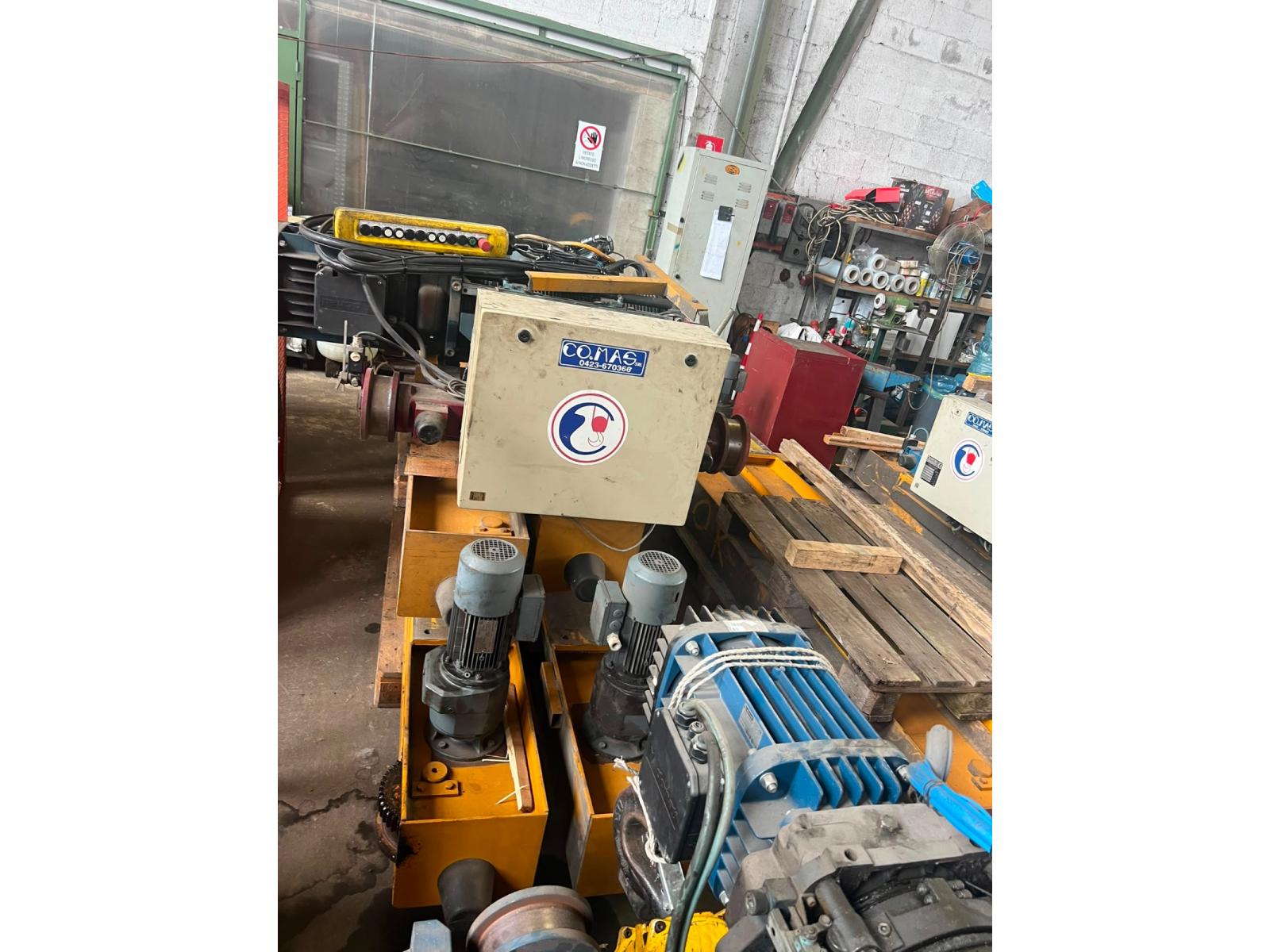 CARROPONTE BITRAVE COMAS 5 TON SCARTAMENTO 14 METRI