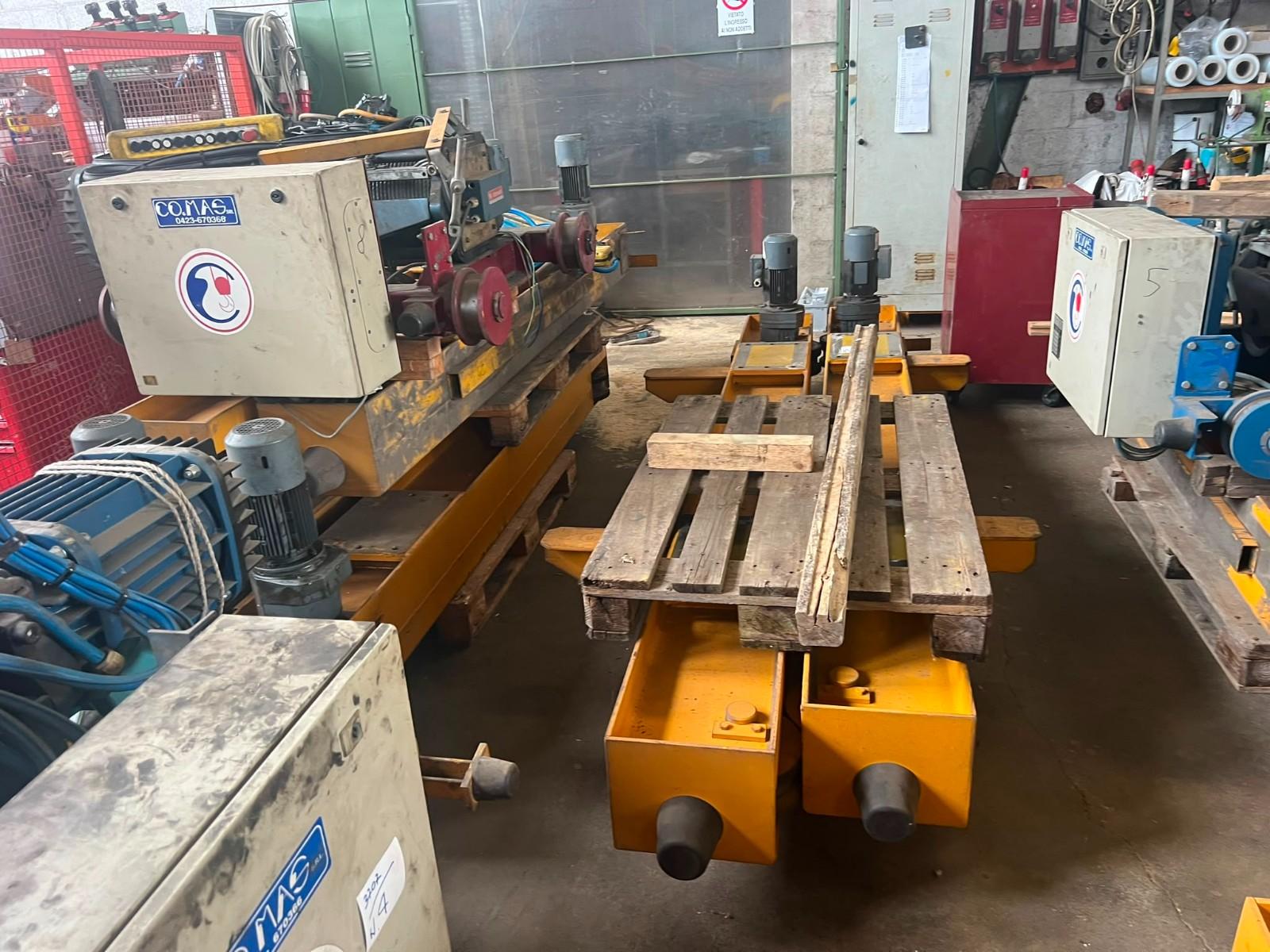CARROPONTE BITRAVE COMAS 5 TON SCARTAMENTO 14 METRI