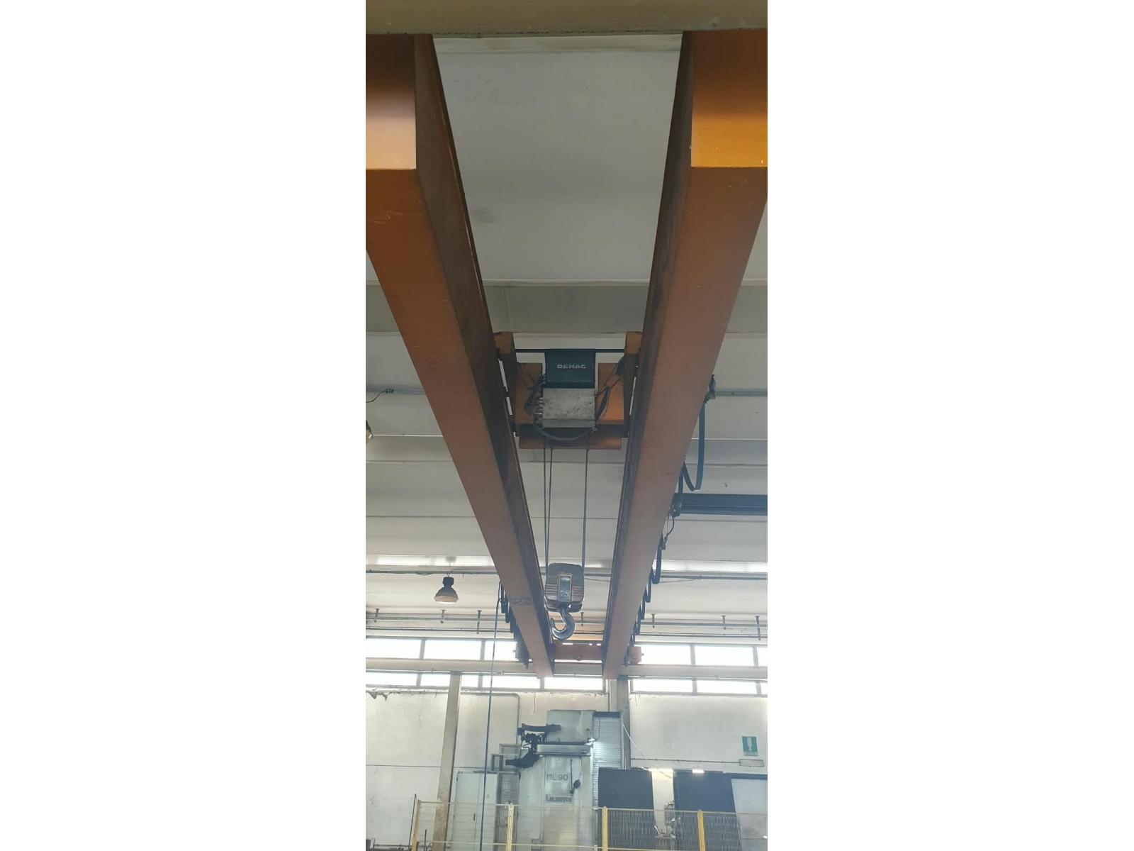 CARROPONTE BITRAVE DEMAG 12.5 TON SCARTAMENTO 20000 MM