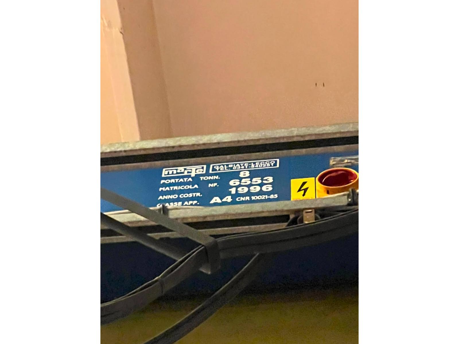 CARROPONTE BITRAVE MARTE 8 TON SCARTAMENTO ANNO 1996