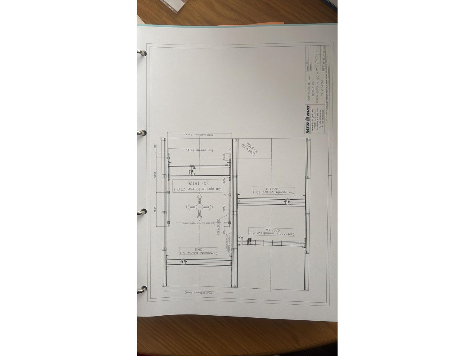 CARROPONTE BITRAVE MEC GRU 20 TON