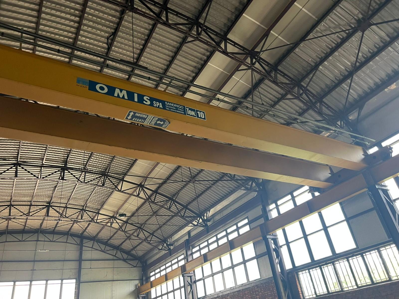 Carroponte bitrave omis anno 2013 Scartamento 15500 mm