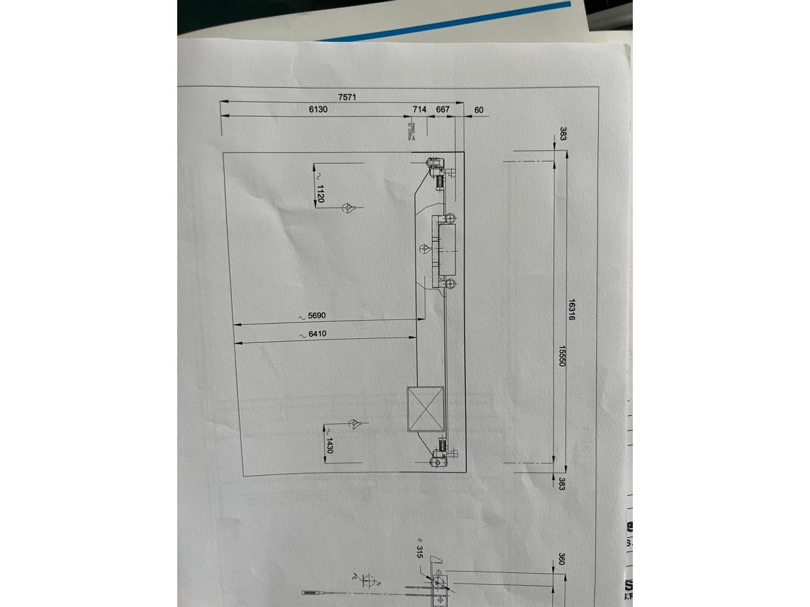 CARROPONTE BITRAVE OMIS GSM 20 TON SCARTAMENTO 15.15