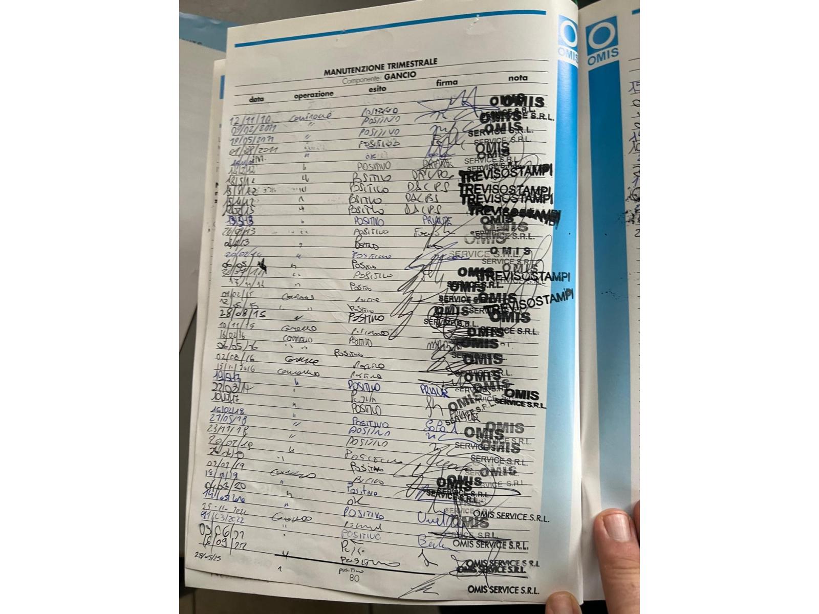 CARROPONTE BITRAVE OMIS GSM 20 TON SCARTAMENTO 15.15