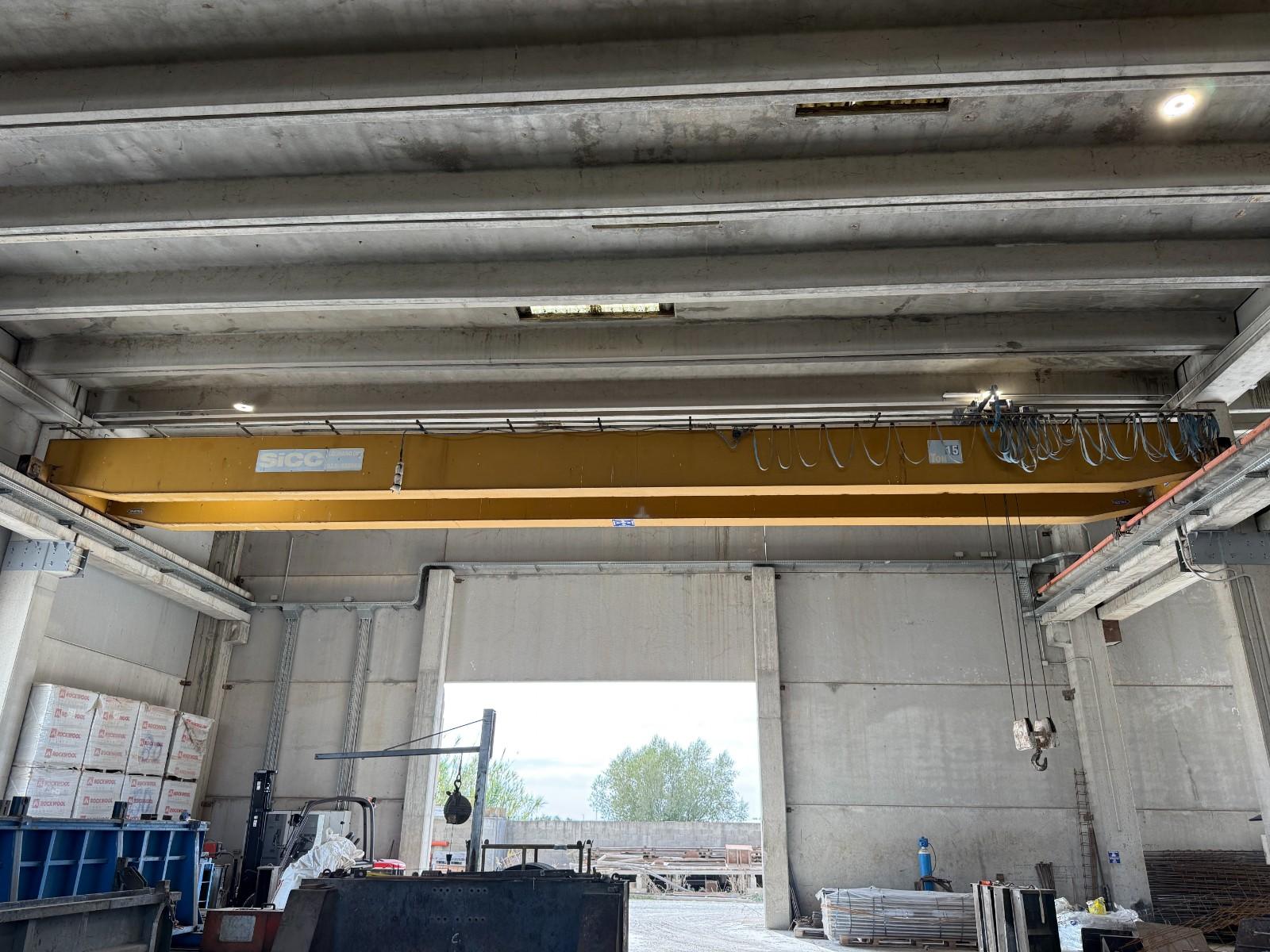 CARROPONTE BITRAVE SICC 15 TON SCARTAMENTO 18620 MM