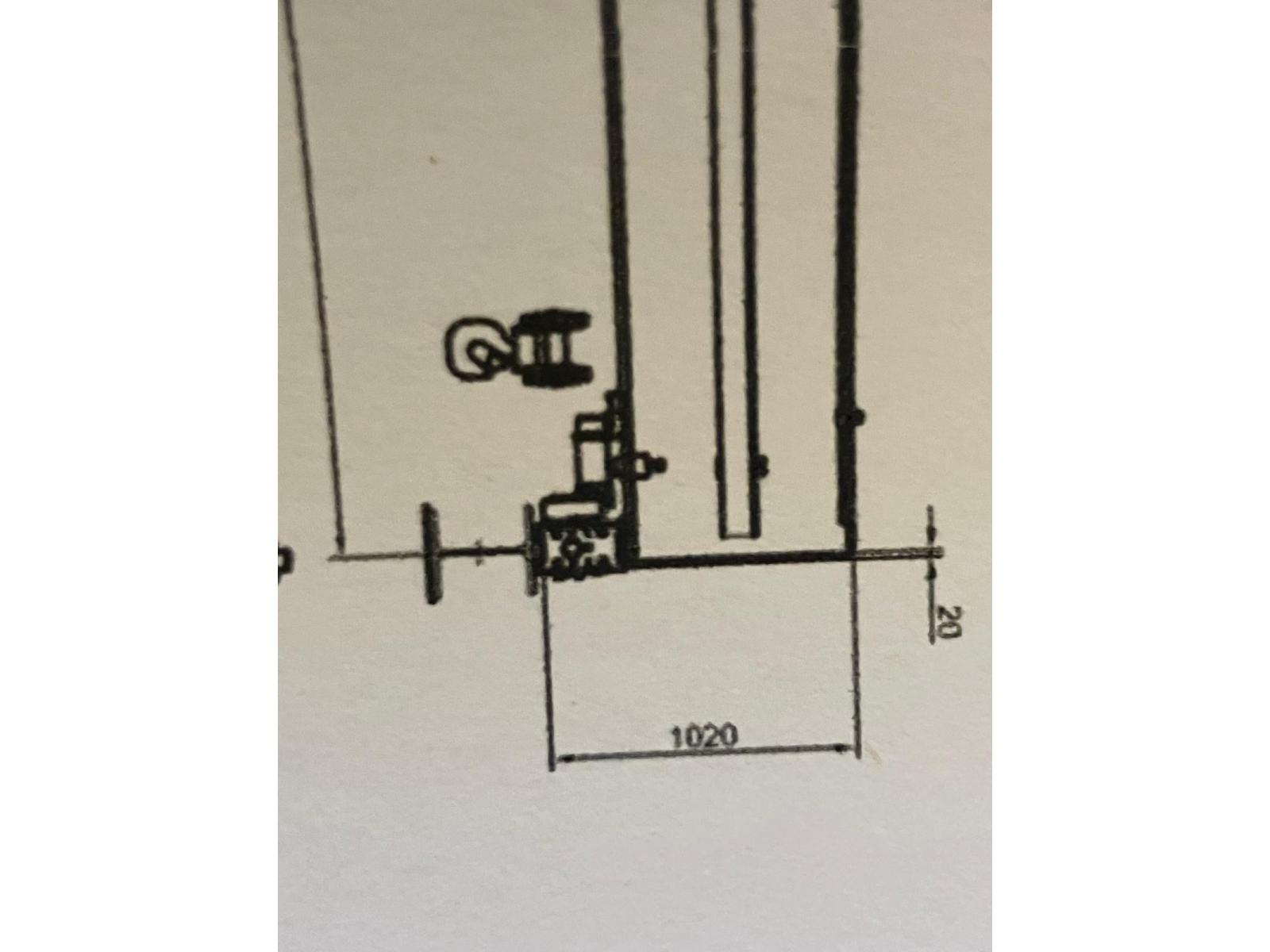 CARROPONTE EMMEGIESSE 5 TON SCARTAMENTO 18.650 mm