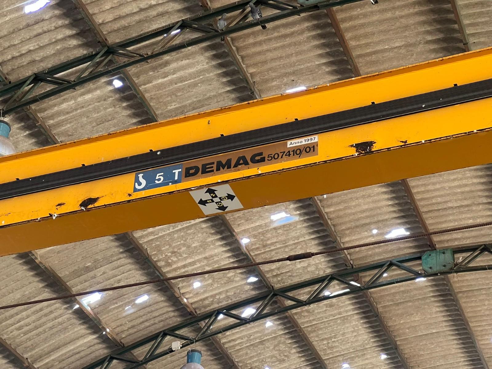 CARROPONTE MONOTRAVE DEMAG 5 TON SCARTAMENTO 16190 MM