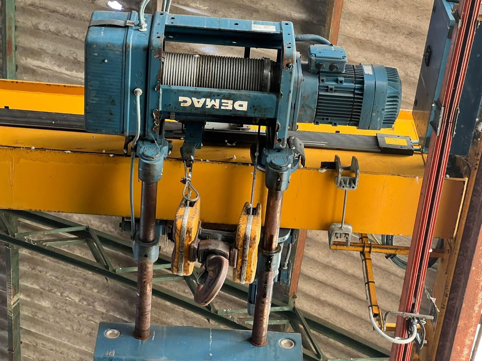 CARROPONTE MONOTRAVE DEMAG 5 TON SCARTAMENTO 16190 MM