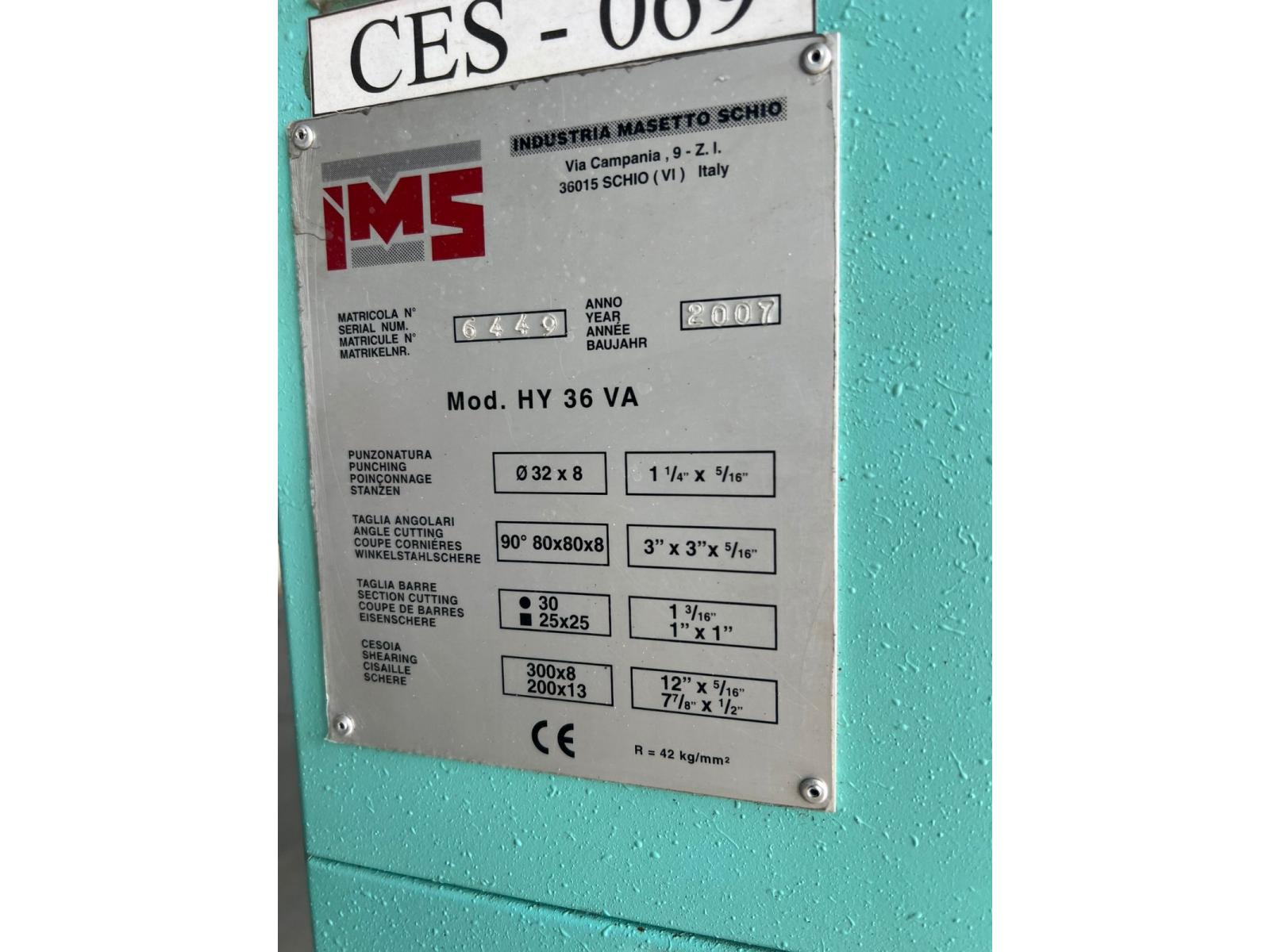 CESOIA PUNZONATRICE IMS HY 36 VA