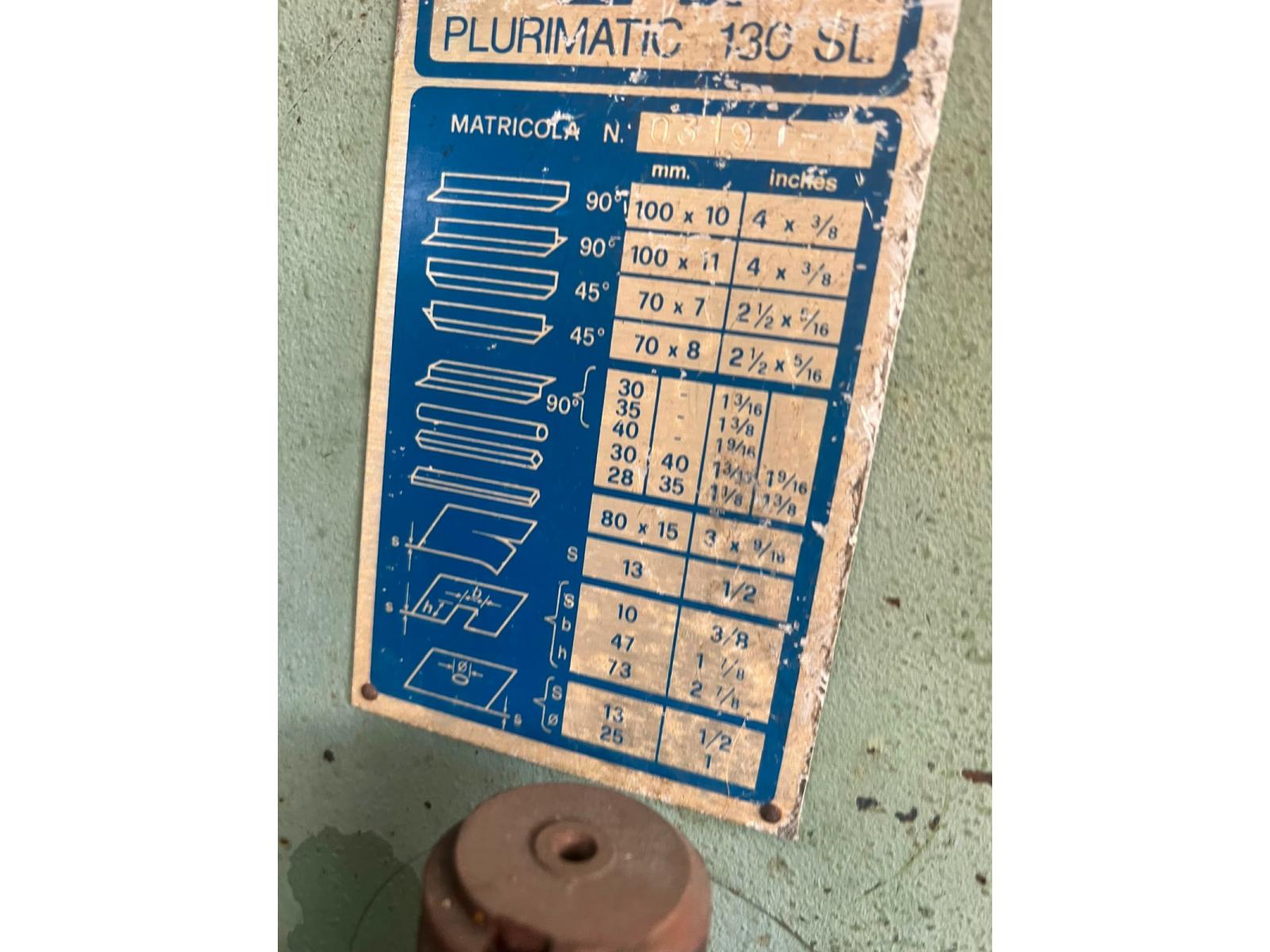 CESOIA PUNZONATRICE MECCANICA UNIVERSALE PLURIMATIC