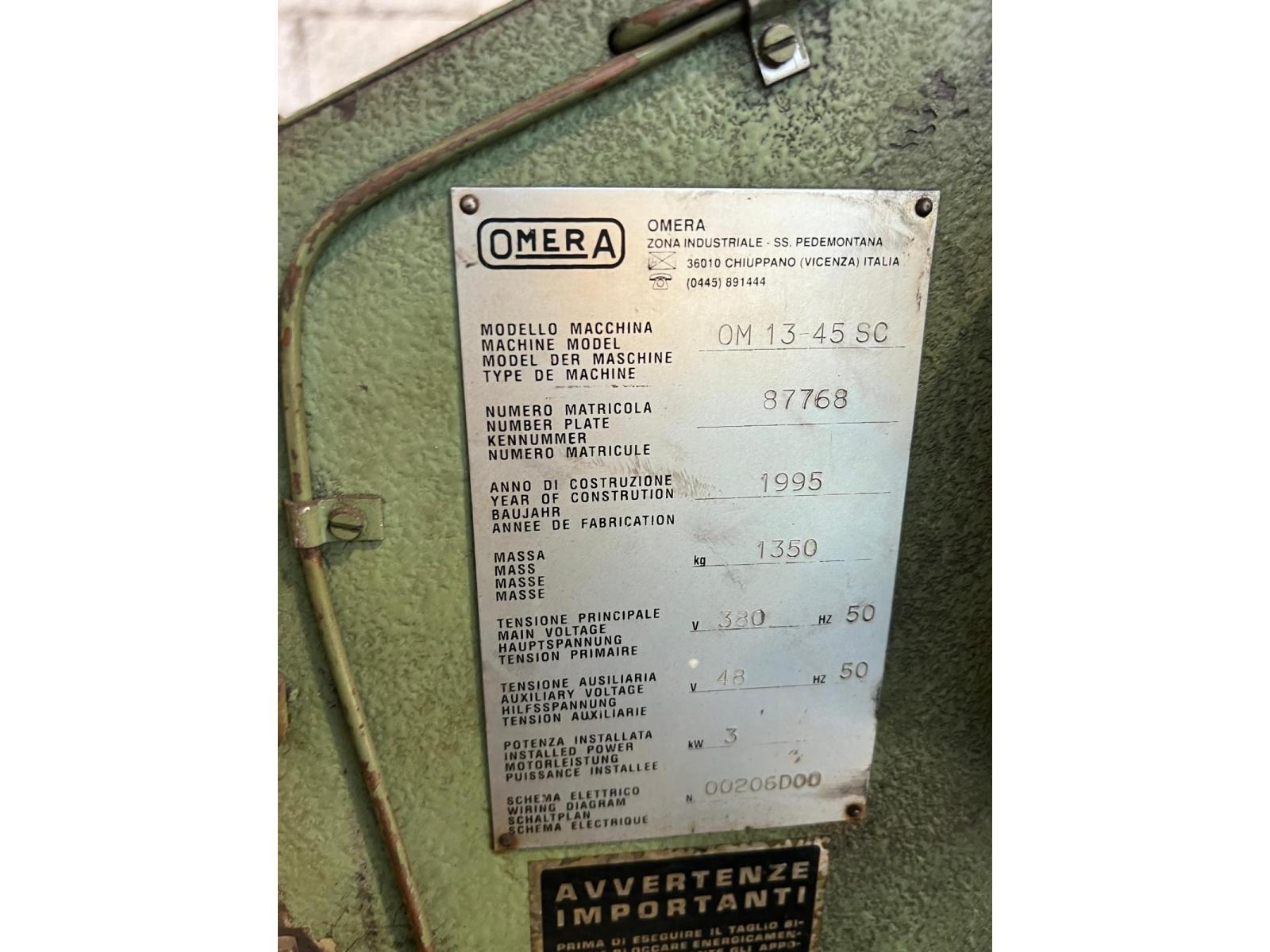 CESOIA PUNZONATRICE UNIVERSALCESOIA PUNZONATRICE UNIVERSALE OMERA 0M 13 45SCE