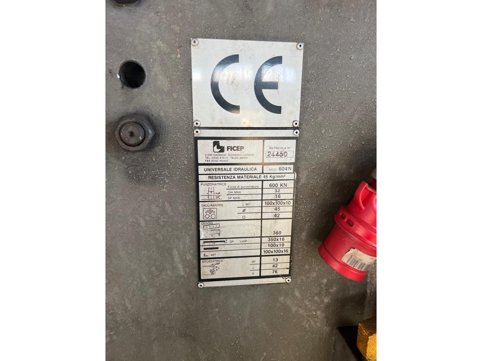 CESOIA PUNZONATRICE UNIVERSALE FICEP