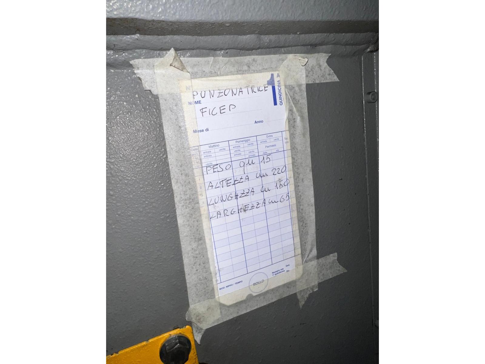 CESOIA PUNZONATRICE UNIVERSALE FICEP