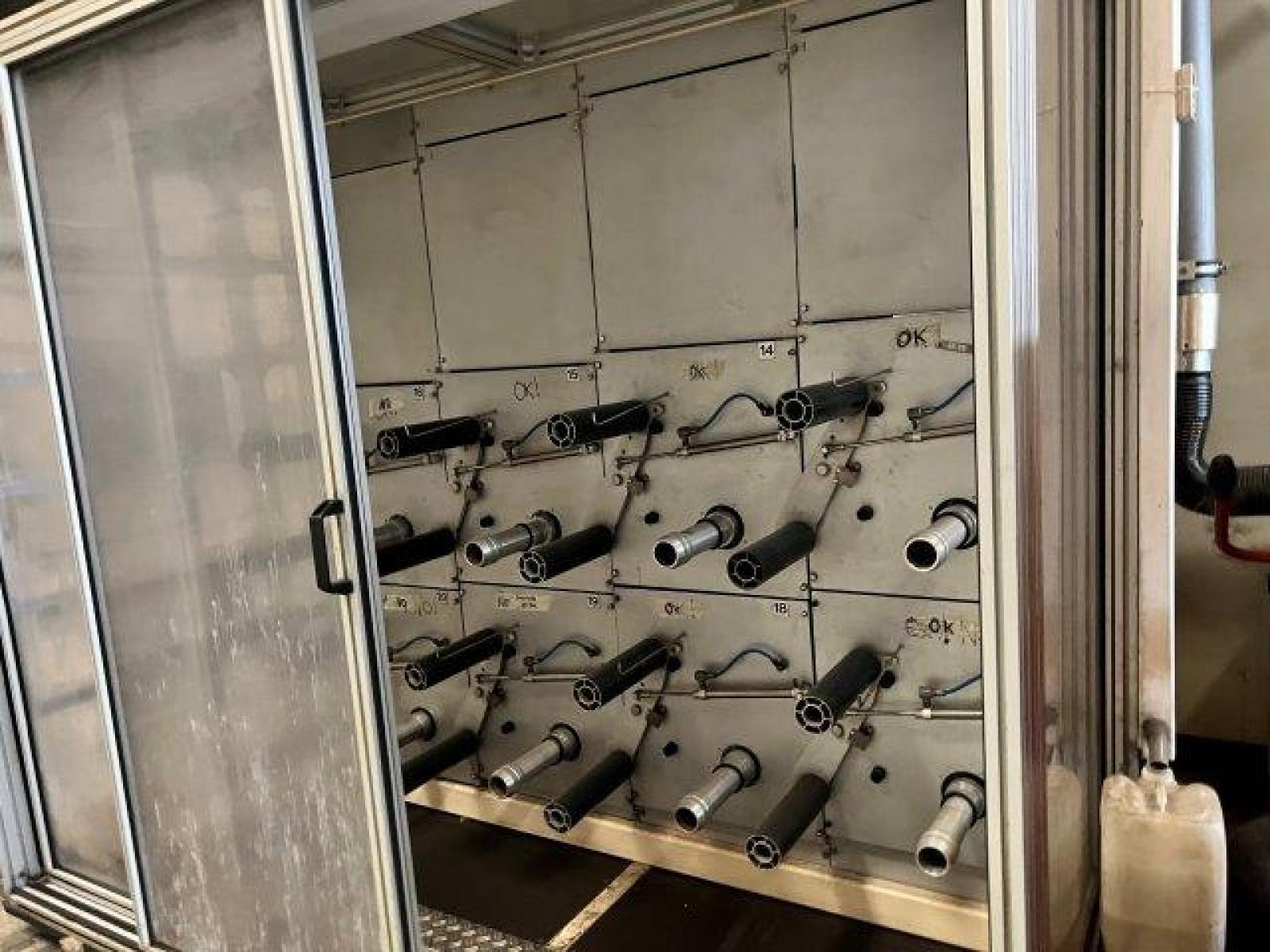 FILAMENT WINDING BOHEL2 SHAFER MACHINENBAU EHA    Anno 2006  Lunghezza avvolgibile mm 7800  Diametro avvolgibile mm 1400