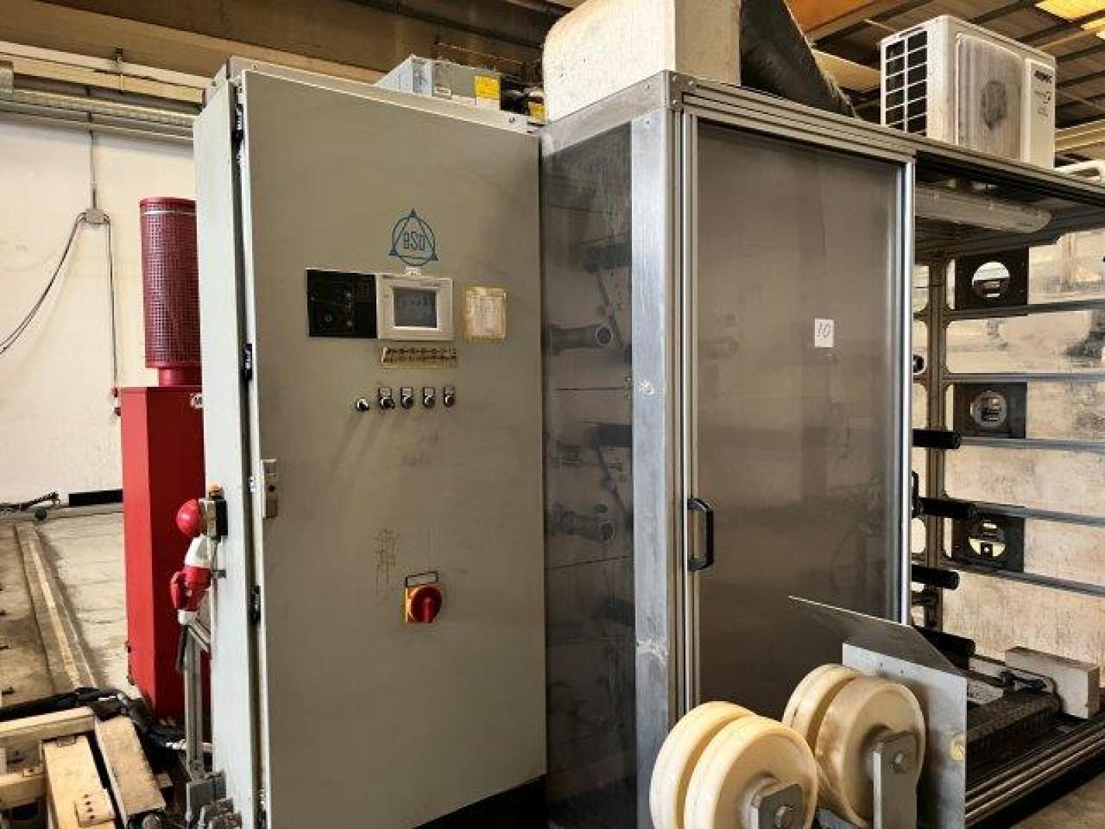 FILAMENT WINDING BOHEL2 SHAFER MACHINENBAU EHA    Anno 2006  Lunghezza avvolgibile mm 7800  Diametro avvolgibile mm 1400